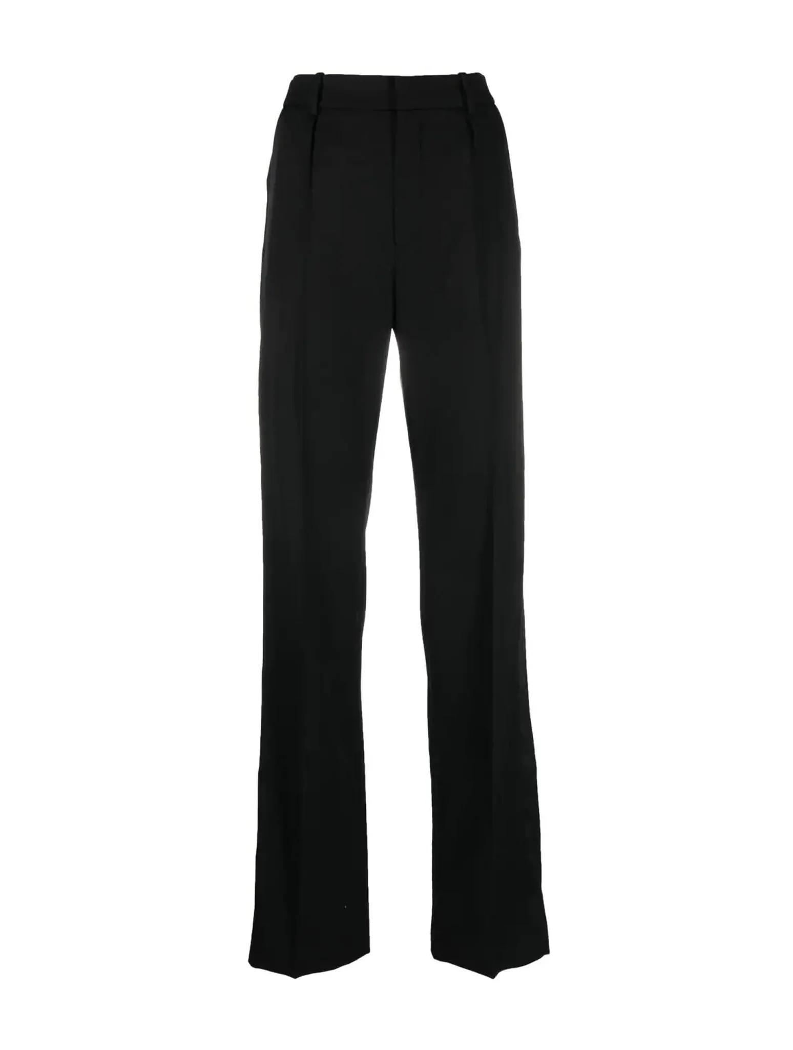 high-waisted straight-leg trousers - Image 2