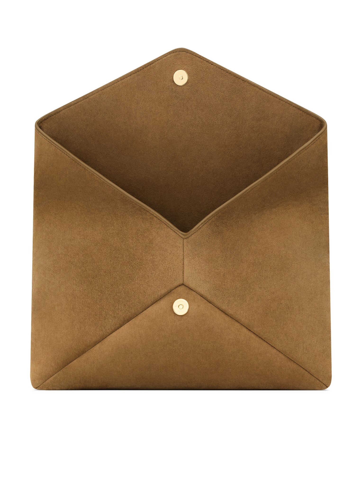 LARGE CASSANDRE ENVELOPE CLUTCH IN SUEDE - Image 5