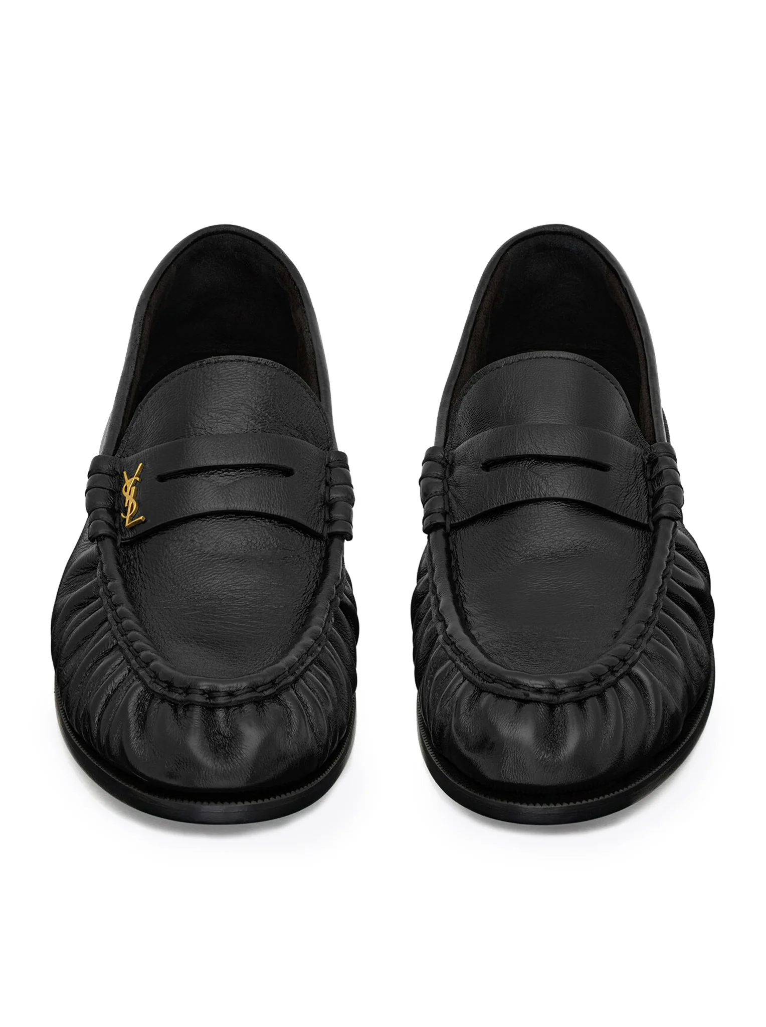 LE LOAFER LOAFERS IN POLISHED WRINKLED LEATHER - Image 3