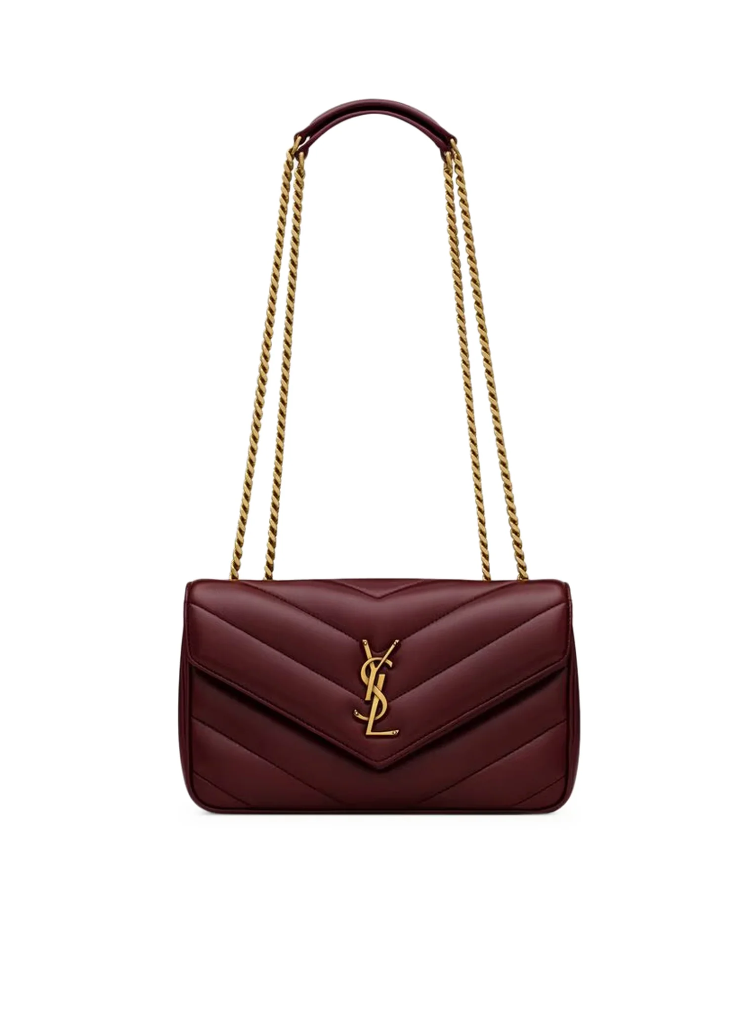 LOULOU SMALL LEATHER BAG