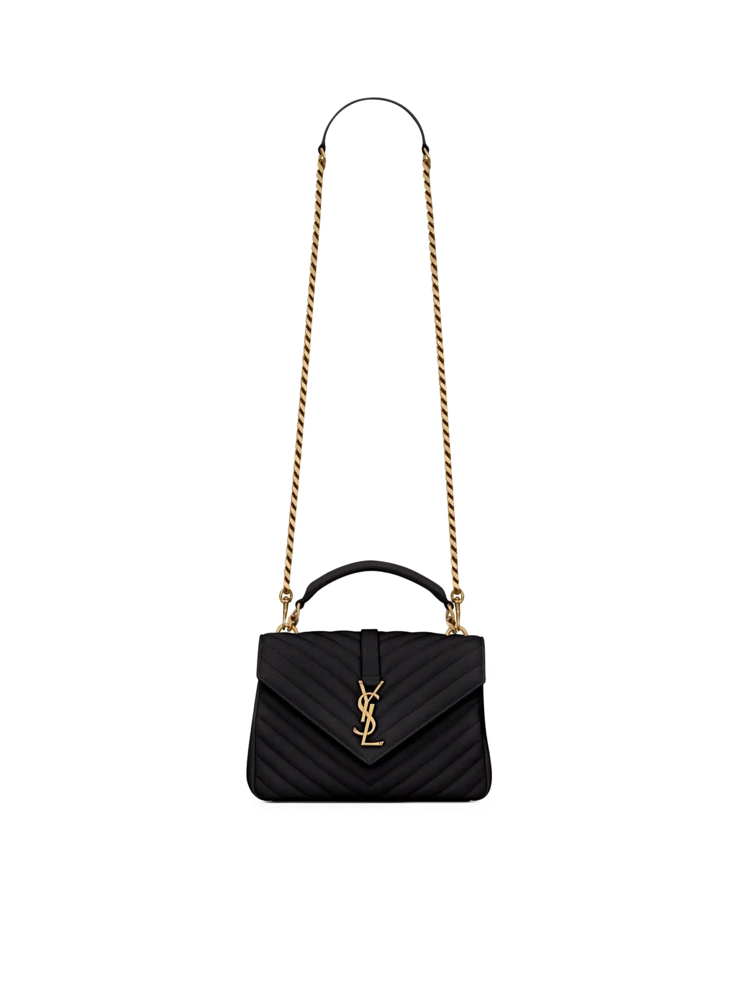 COLLEGE MEDIUM IN QUILTED LEATHER