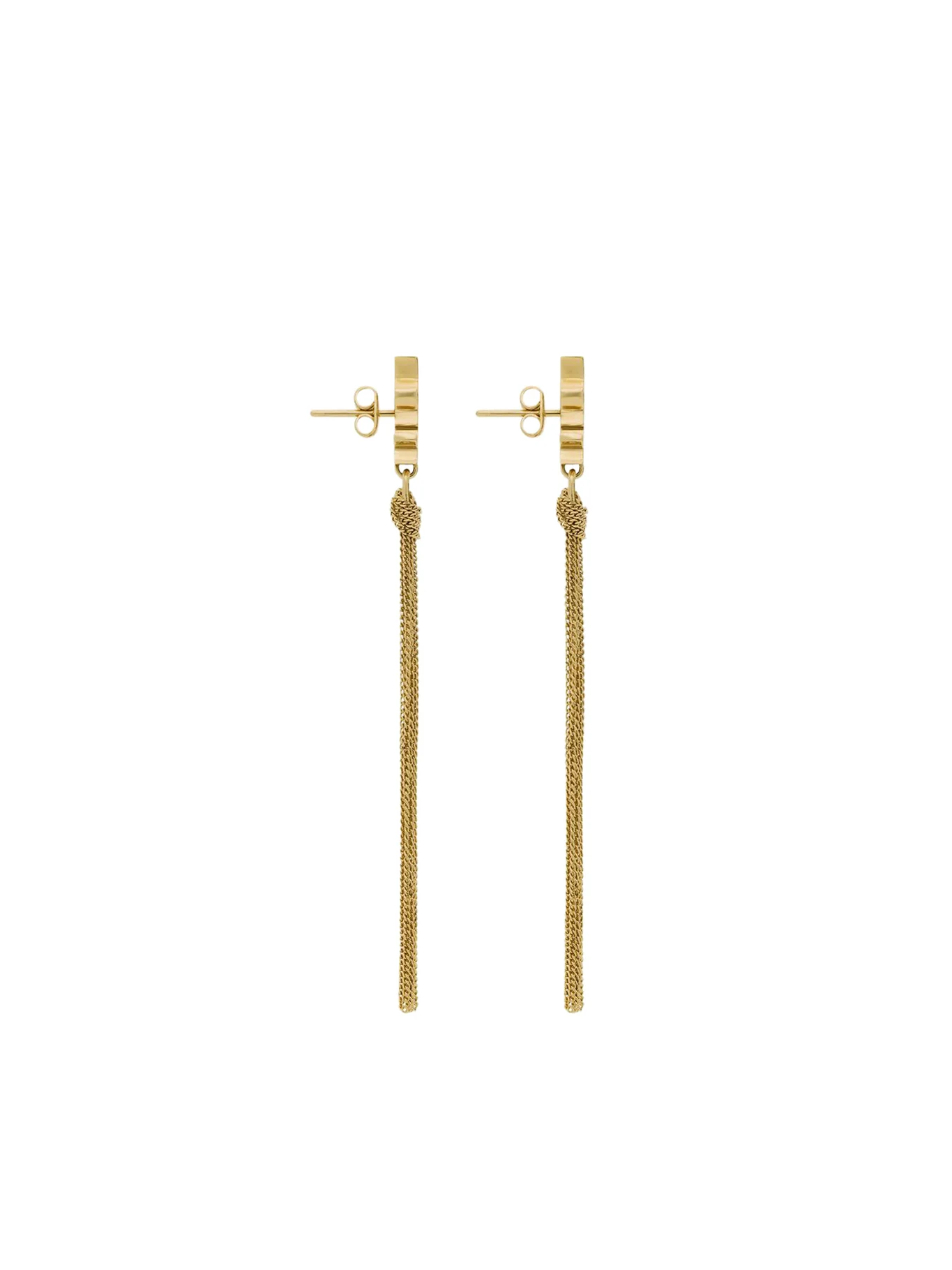 METAL EARRINGS WITH CASSANDRE TASSEL - Image 3
