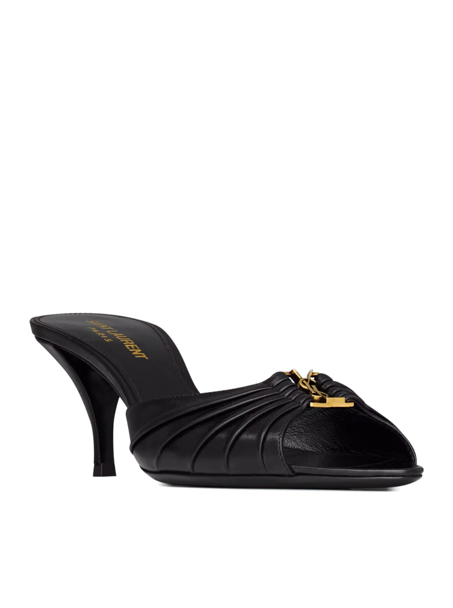 SMOOTH LEATHER BABYLONE MULE - Image 2