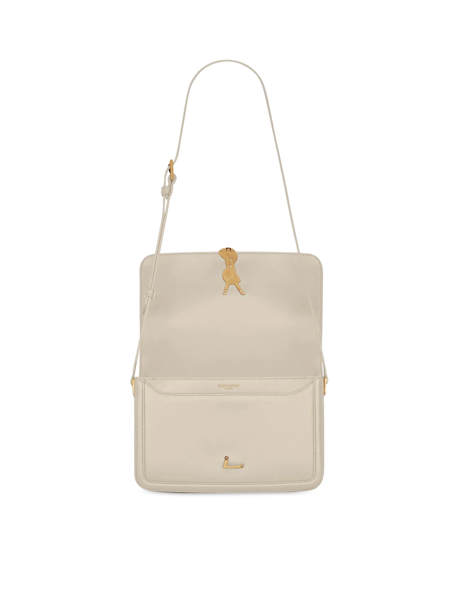 SOLFERINO MEDIUM SATCHEL BAG IN SAINT LAURENT BOX LEATHER - Image 4