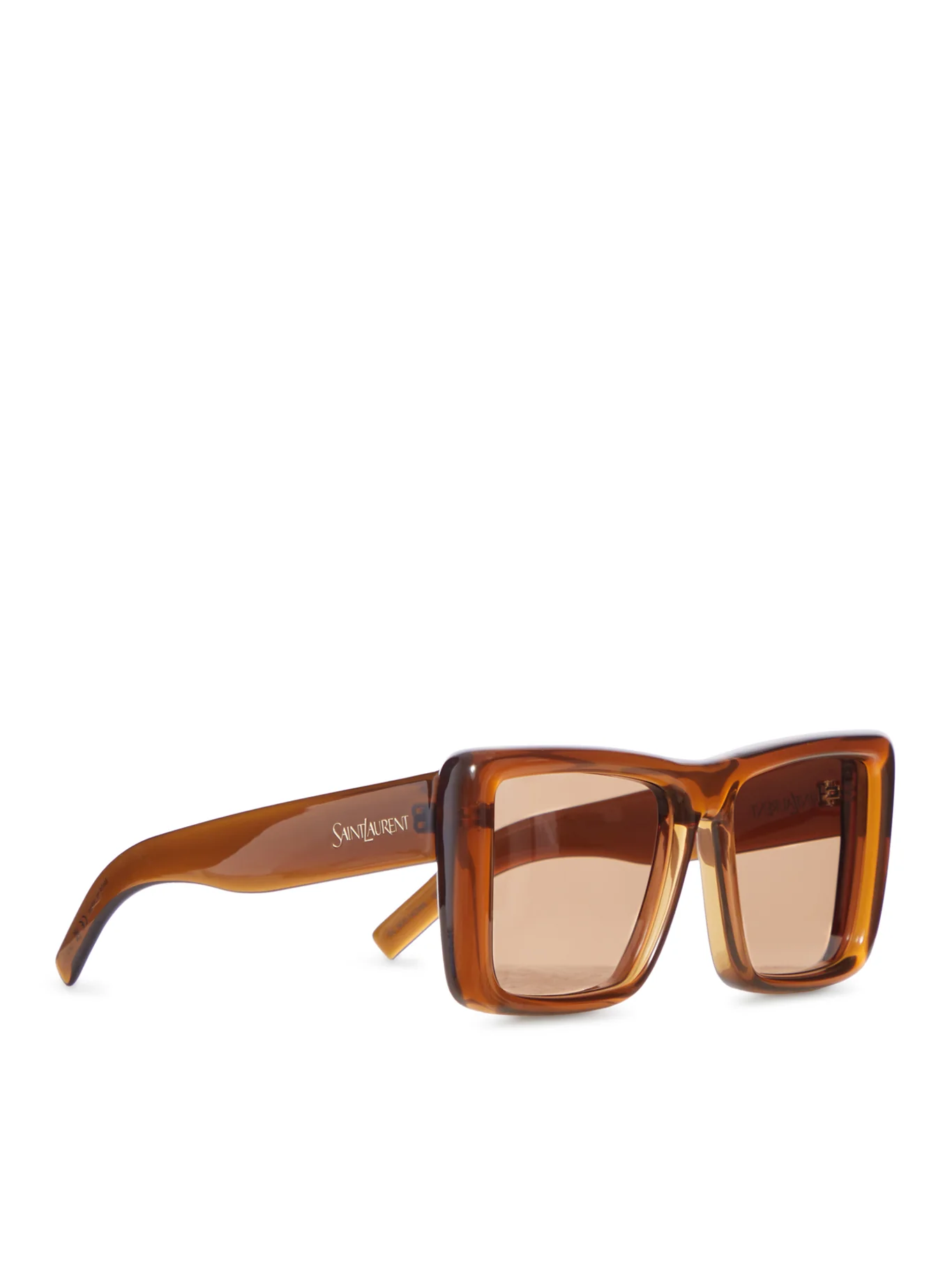 TRANSPARENT SQUARE SUNGLASSES WITH OVERSIZED INJECTION FRAME AND NYLON LENSES - Image 2