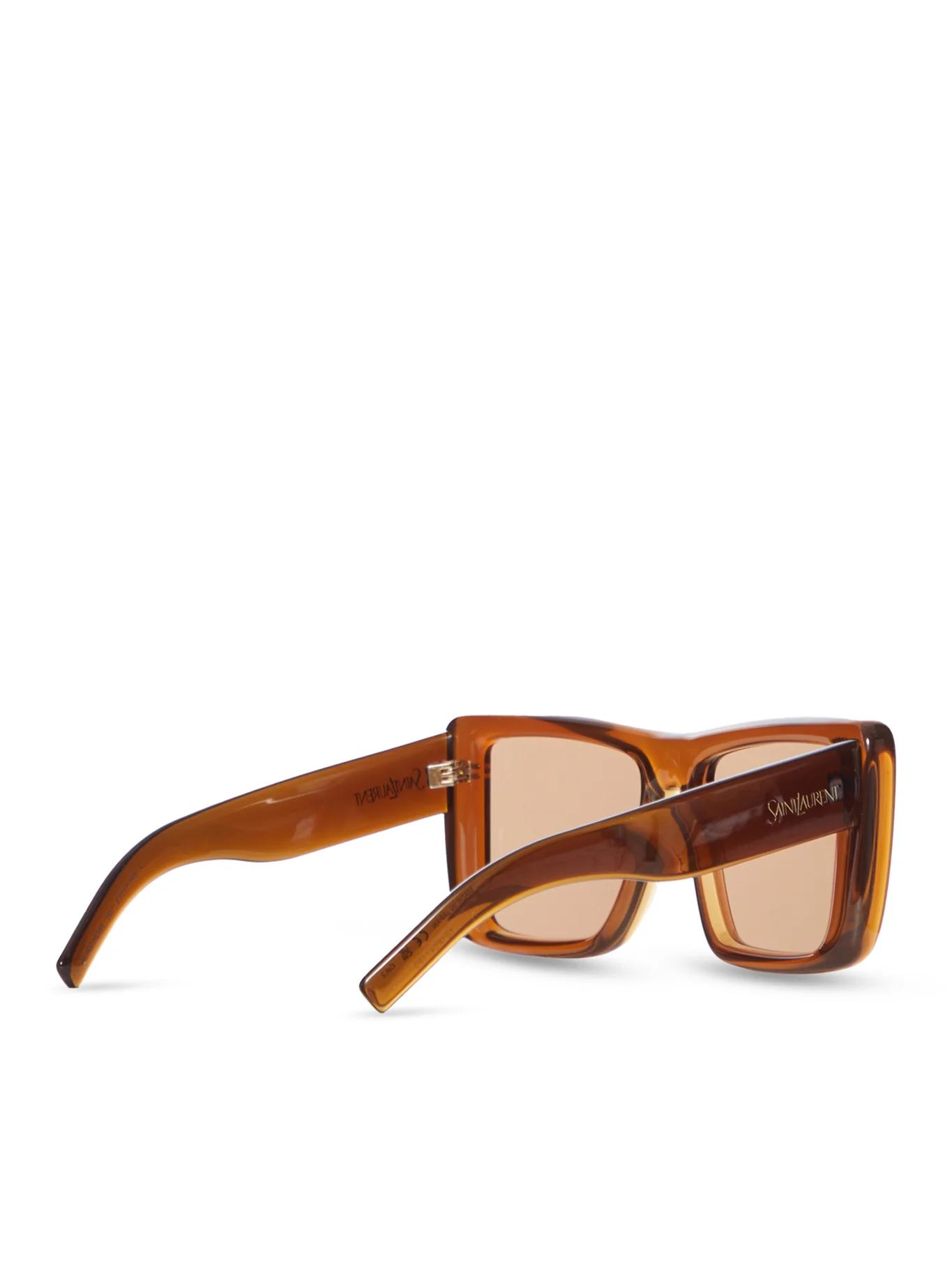 TRANSPARENT SQUARE SUNGLASSES WITH OVERSIZED INJECTION FRAME AND NYLON LENSES - Image 3