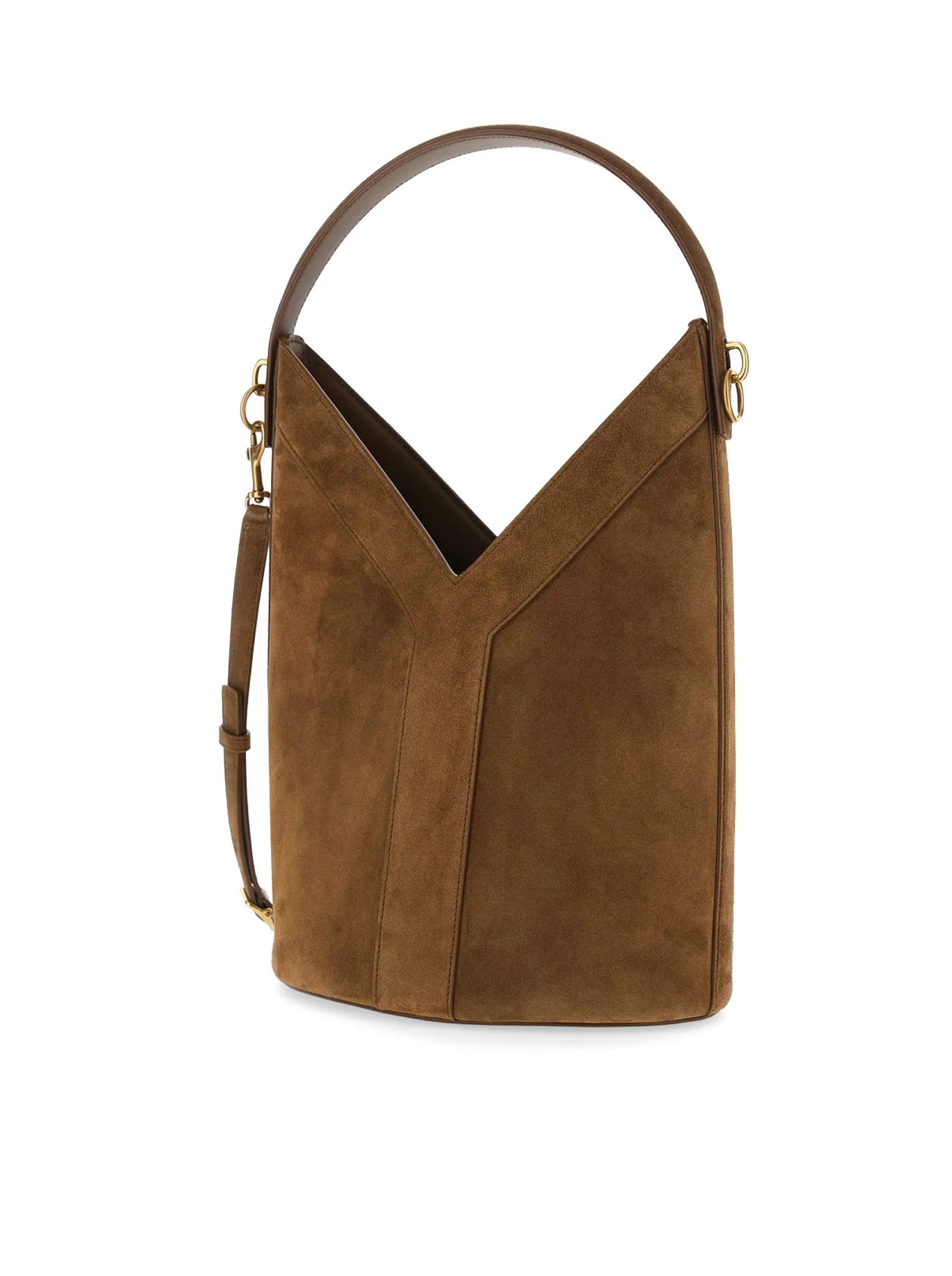 Y LONG BUCKET BAG IN SUEDE - Image 4