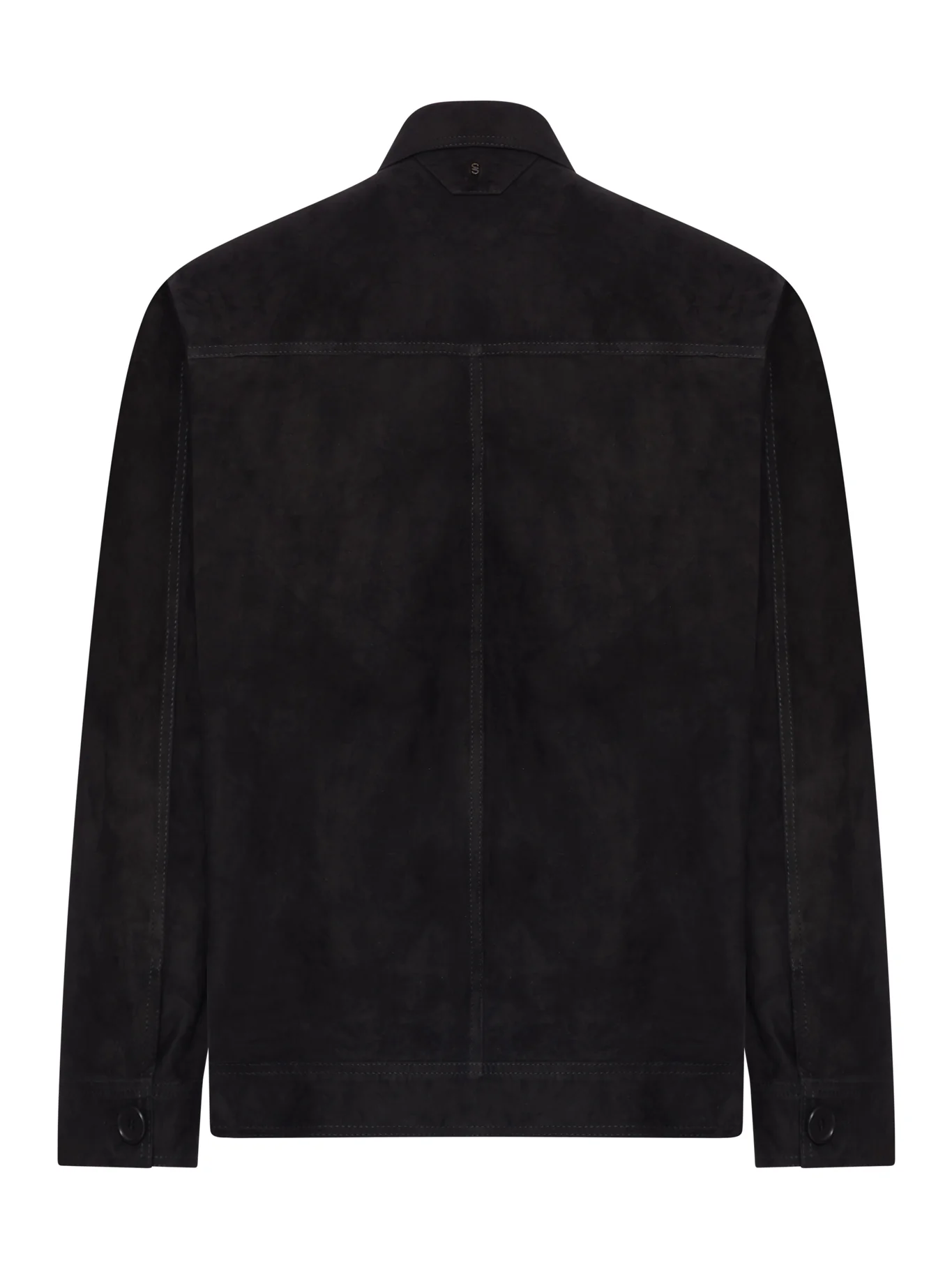 SHORT WORKWEAR LEATHER JACKET - Image 2