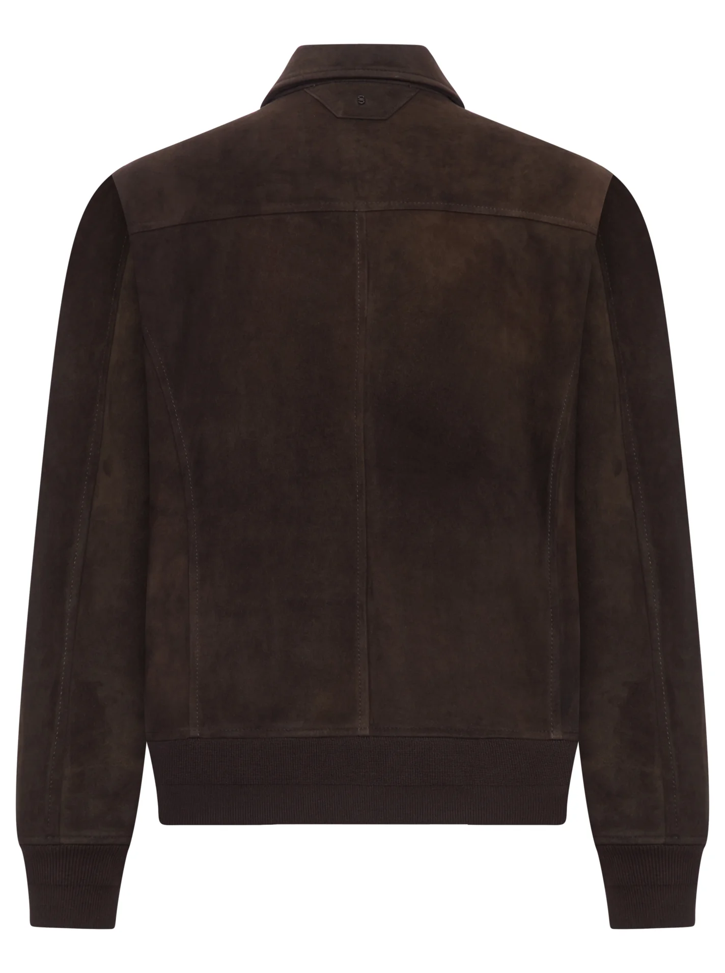 SUEDE BOMBER JACKET WITH ZIP - Image 2