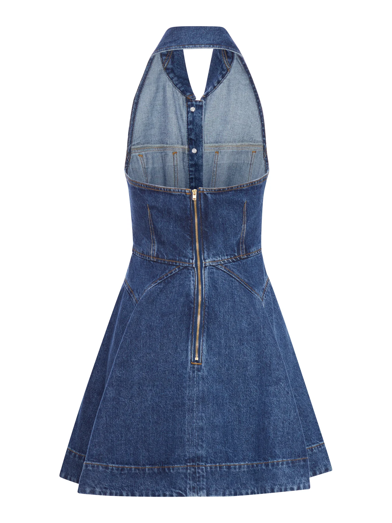 FLARED MINI DRESS - Image 2