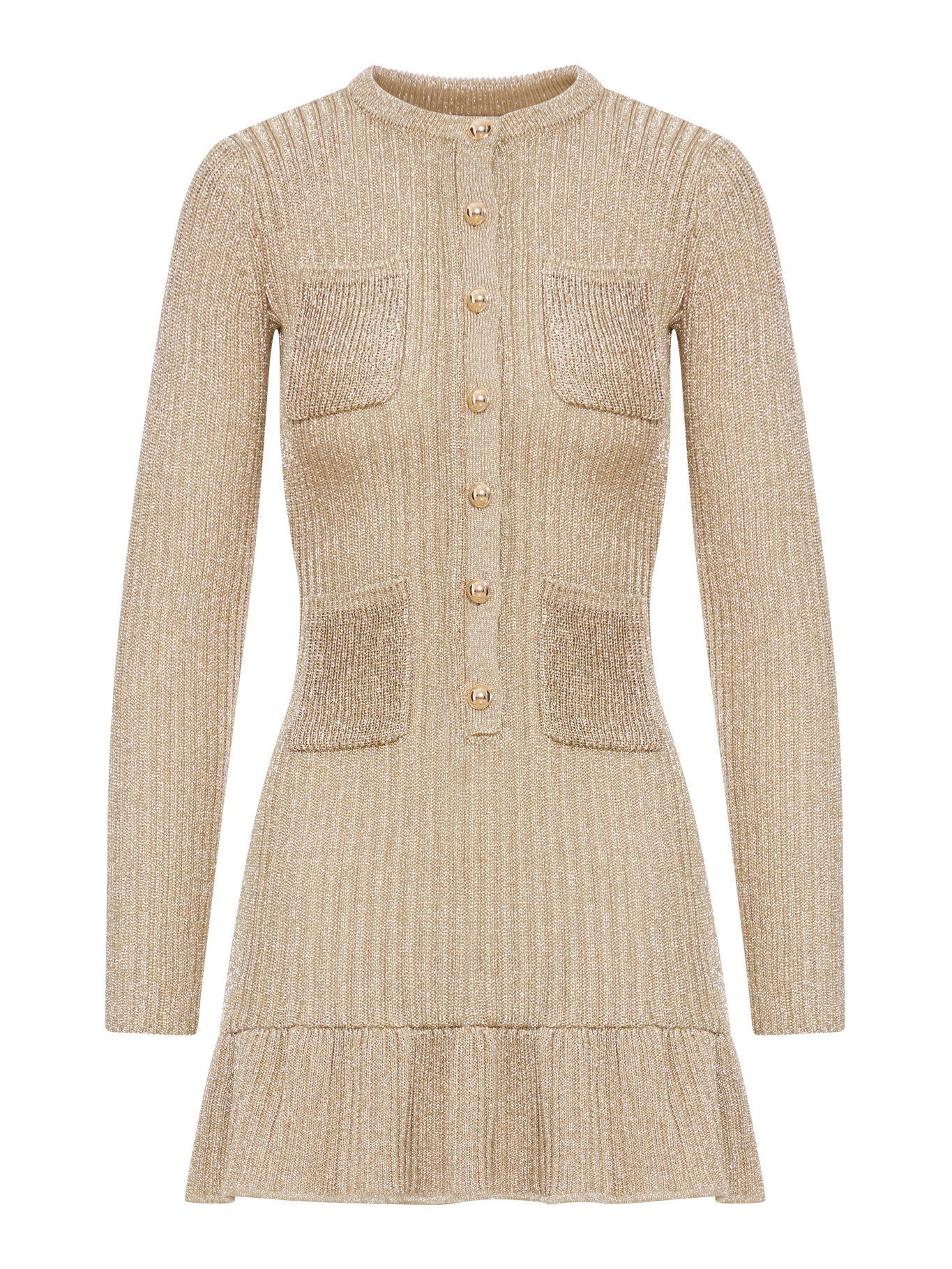 LUREX KNIT MINI DRESS