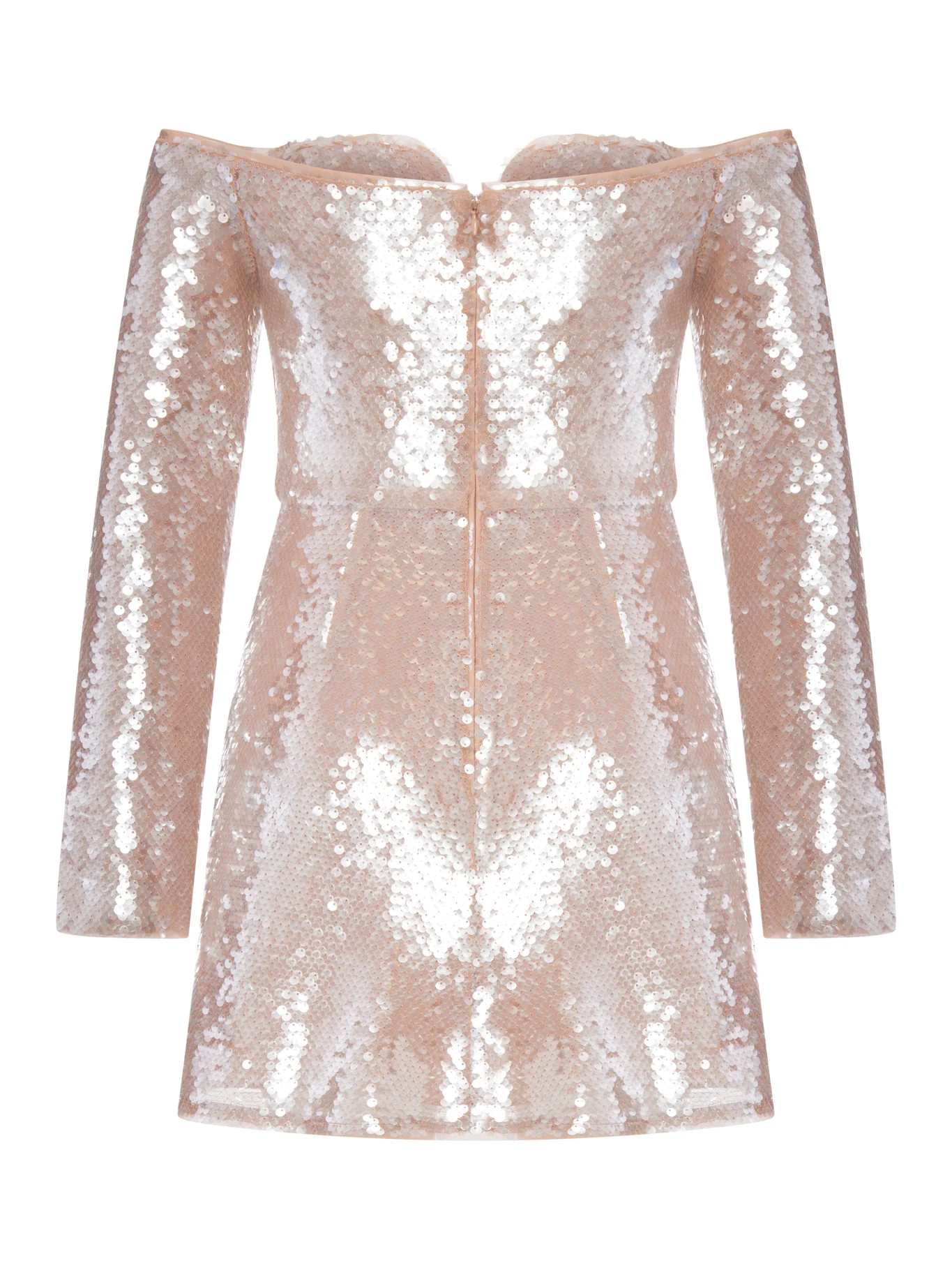OFF-SHOULDER SEQUIN MINI DRESS - Image 2