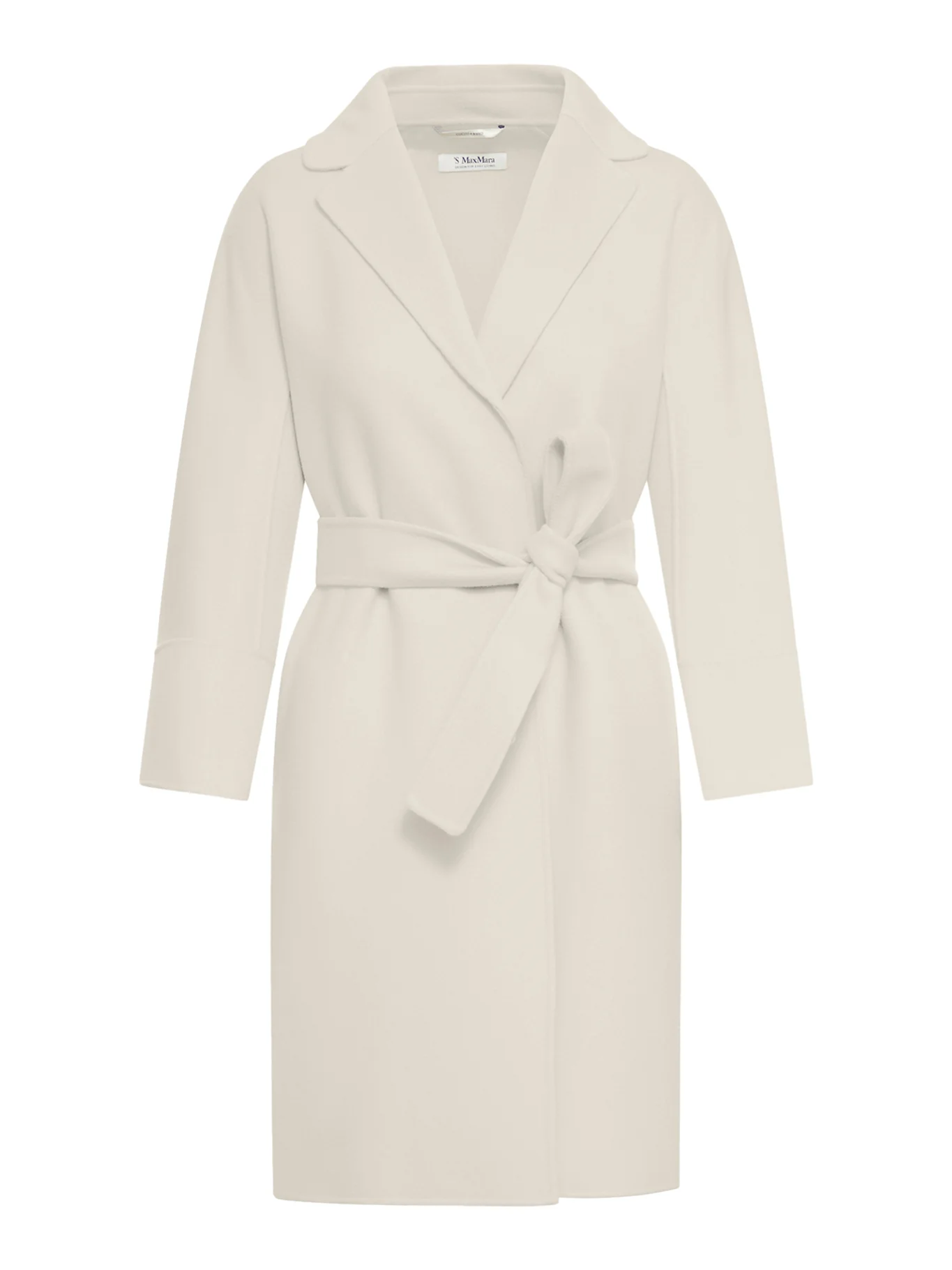 ARONA SHORT COAT IN IVORY WOOL