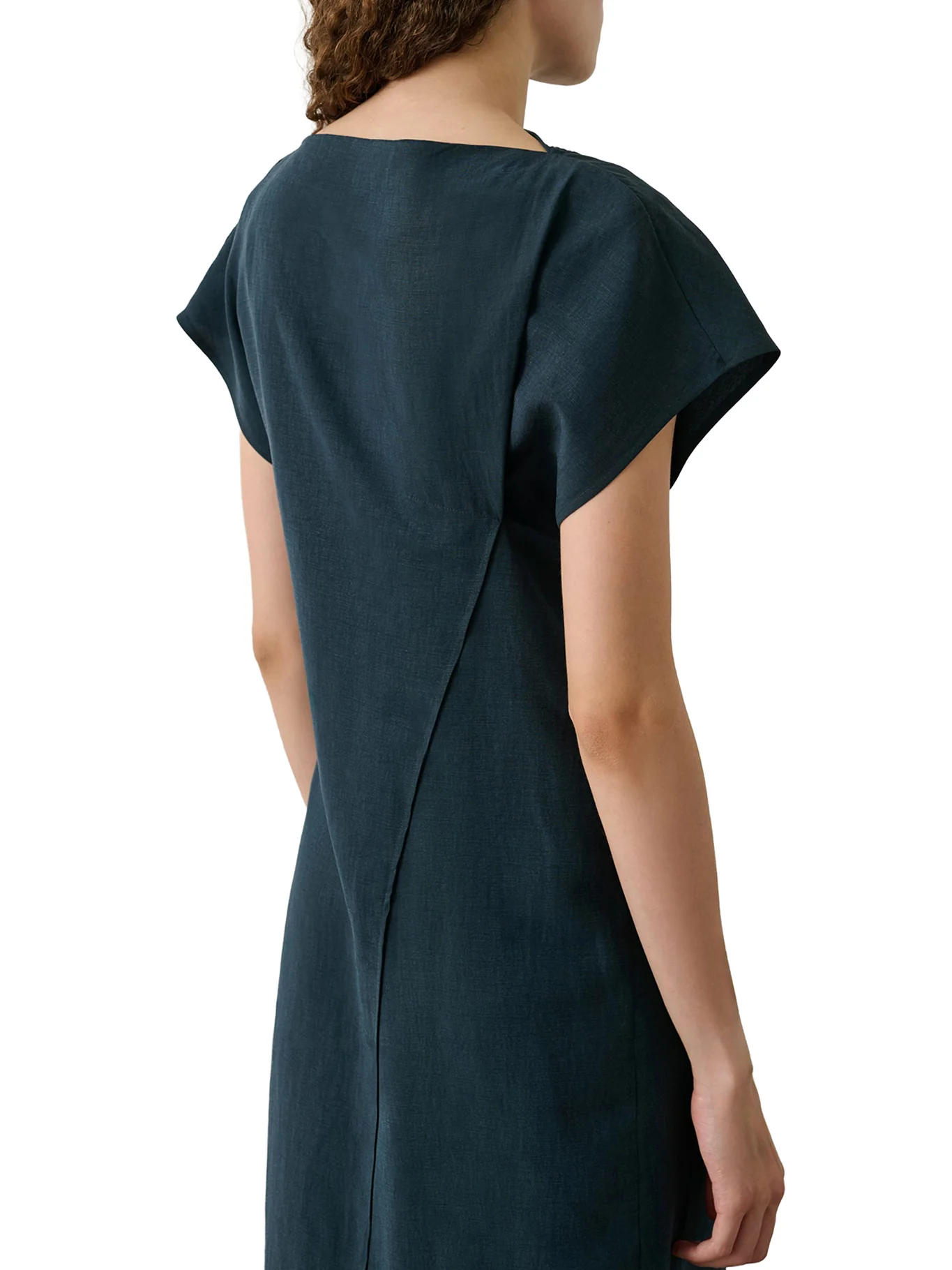FELICIE MIDI DRESS IN LYOCELL AND LINEN - Image 4