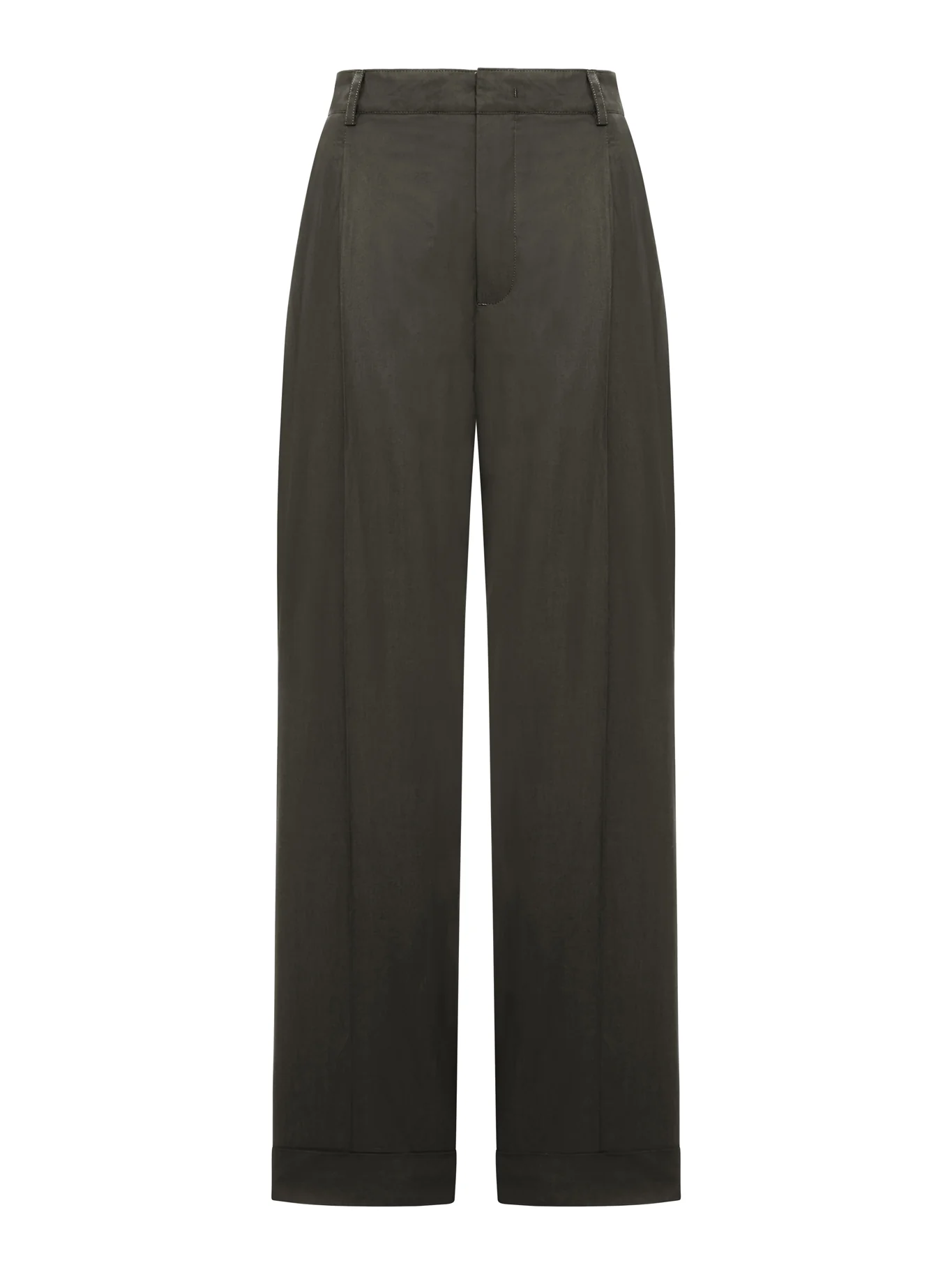 WATSON POPLIN TROUSERS WITH PLEATS