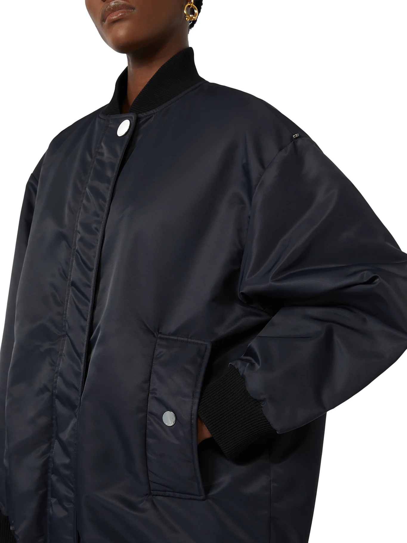 OVERSIZED TWILL BOMBER - Image 5