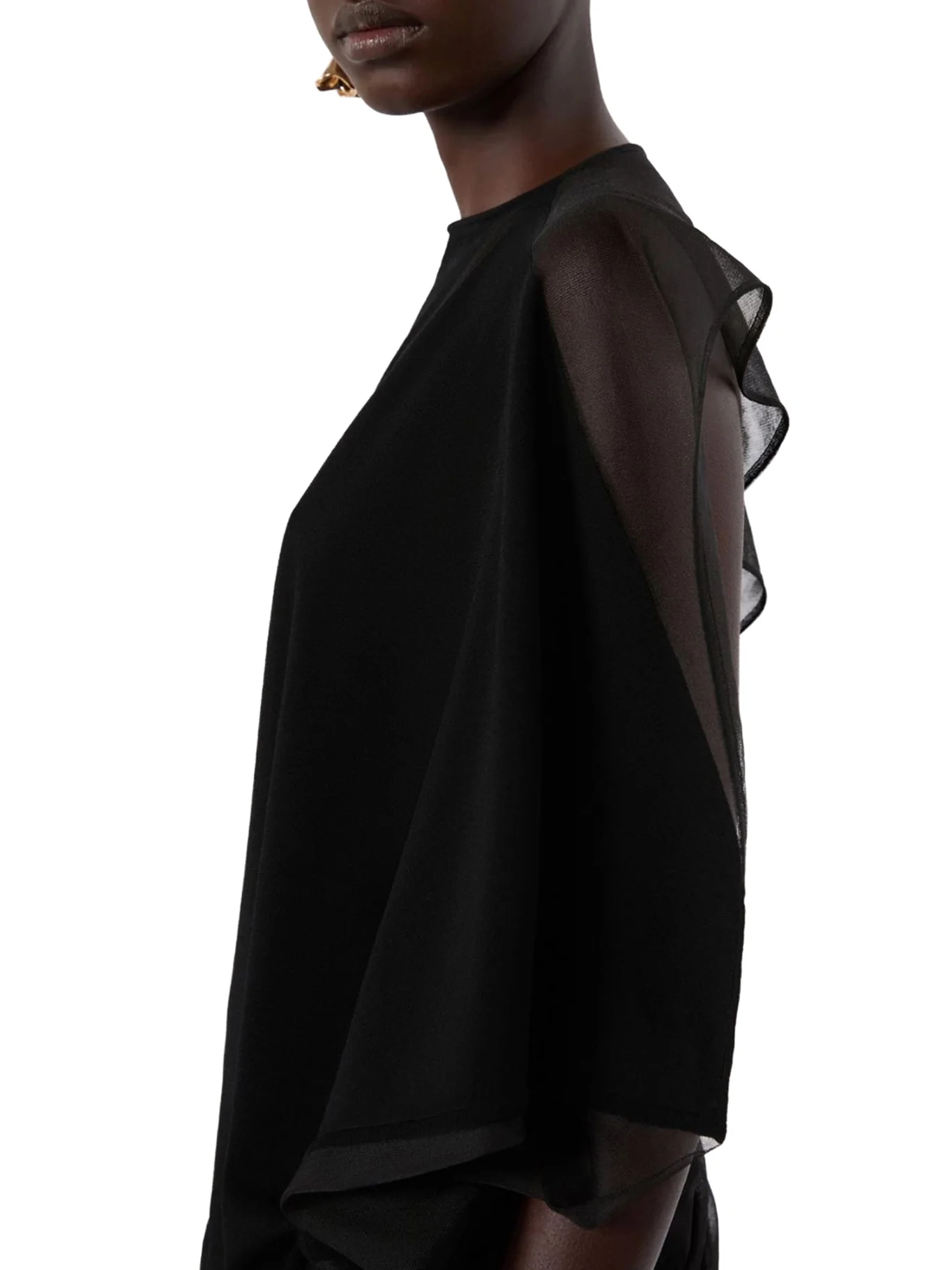 ASYMMETRIC TOP IN STRETCH FABRIC - Image 6