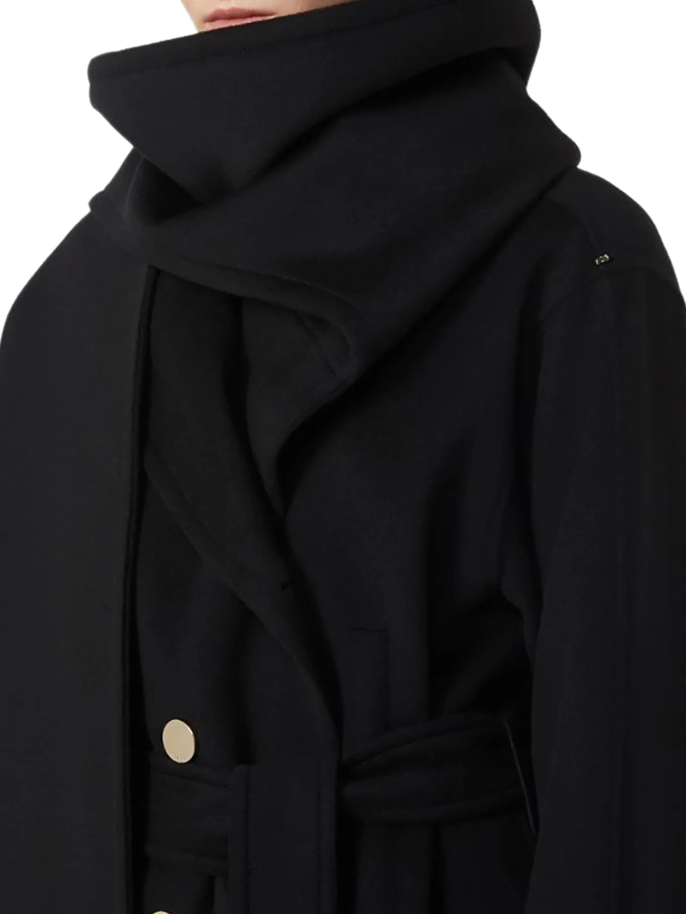 COAT WITH SCARF COLLAR - Image 5