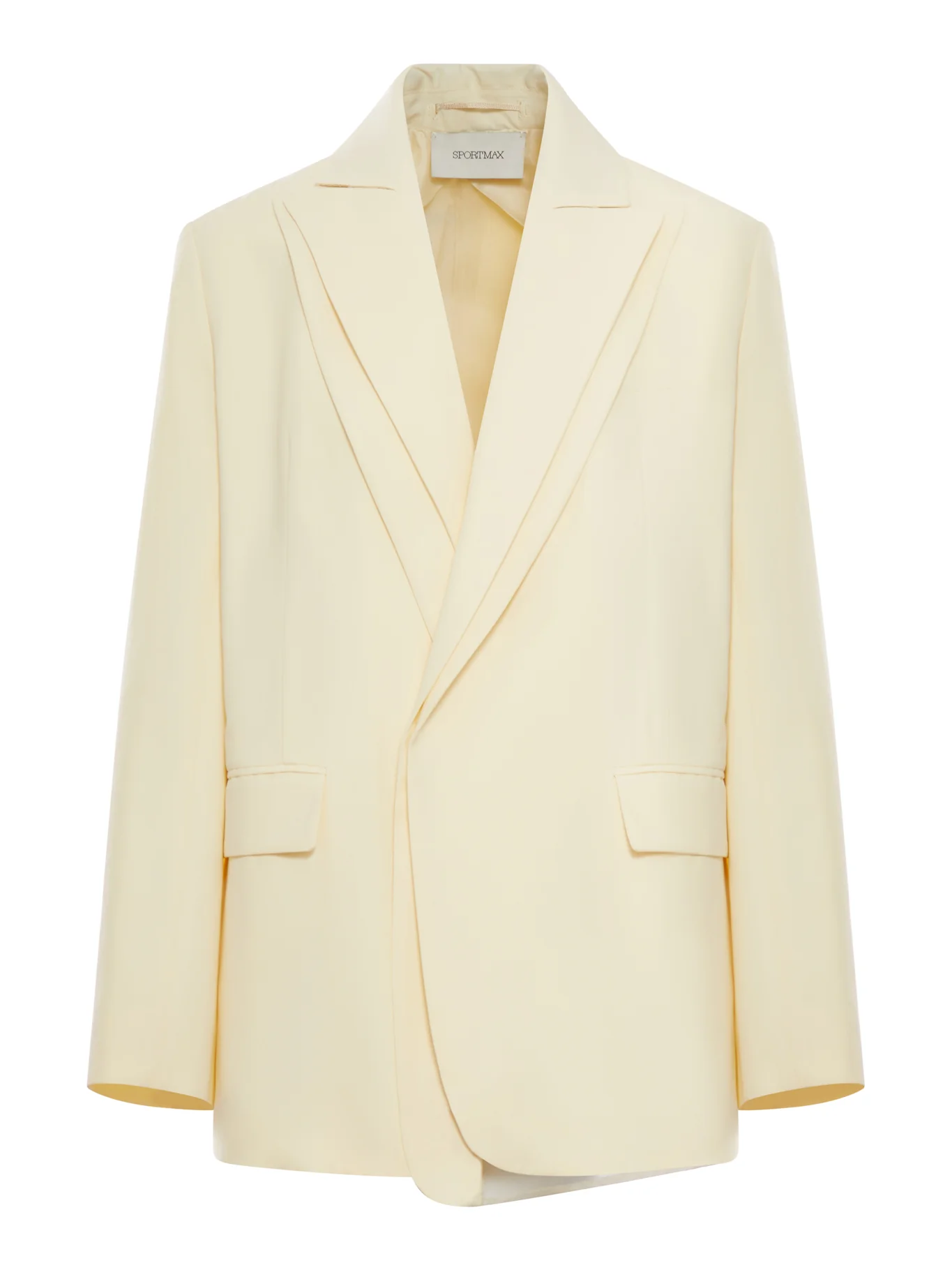 DOUBLE COLLAR BLAZER IN VISCOSE BLEND