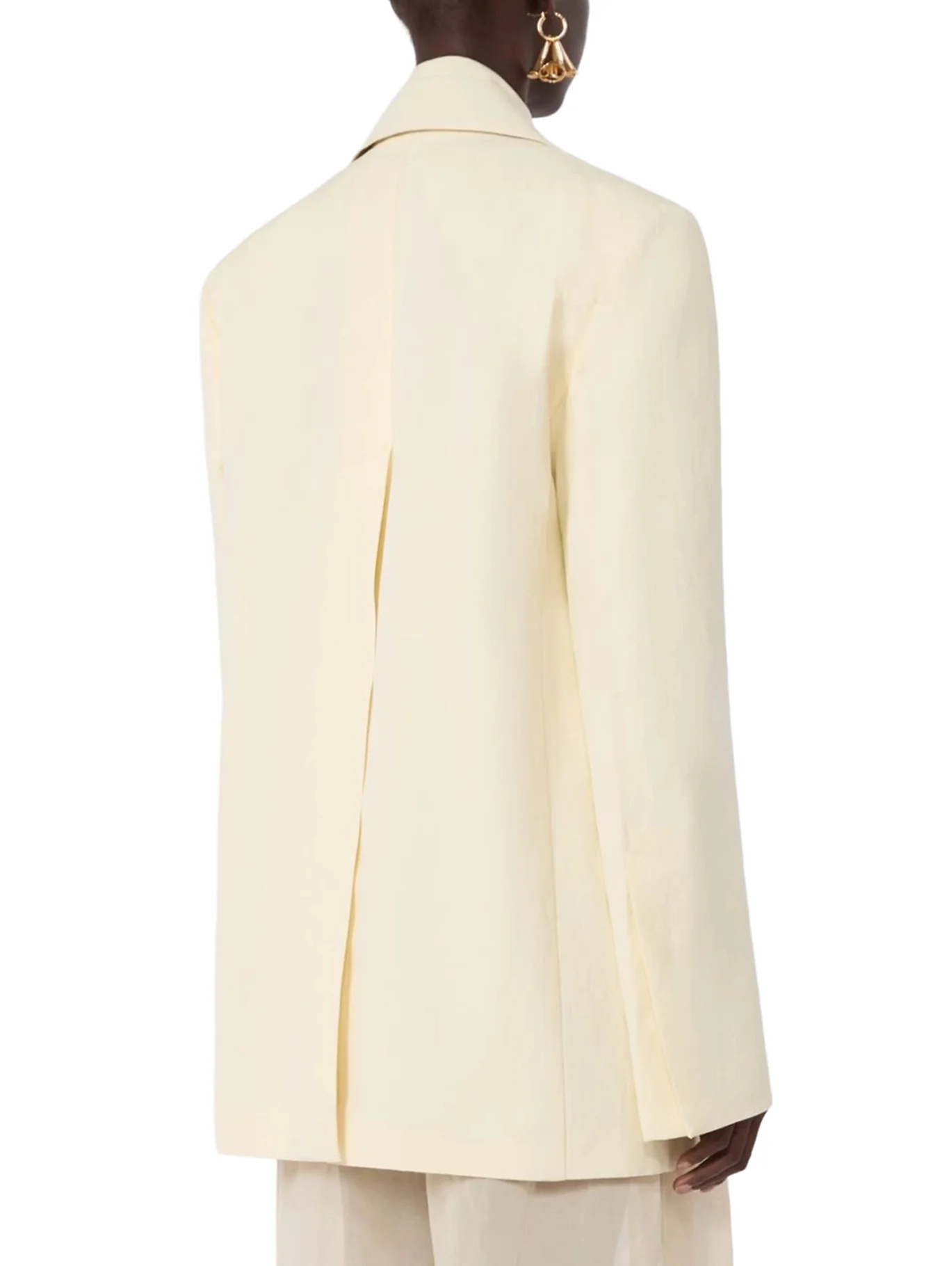 DOUBLE COLLAR BLAZER IN VISCOSE BLEND - Image 4