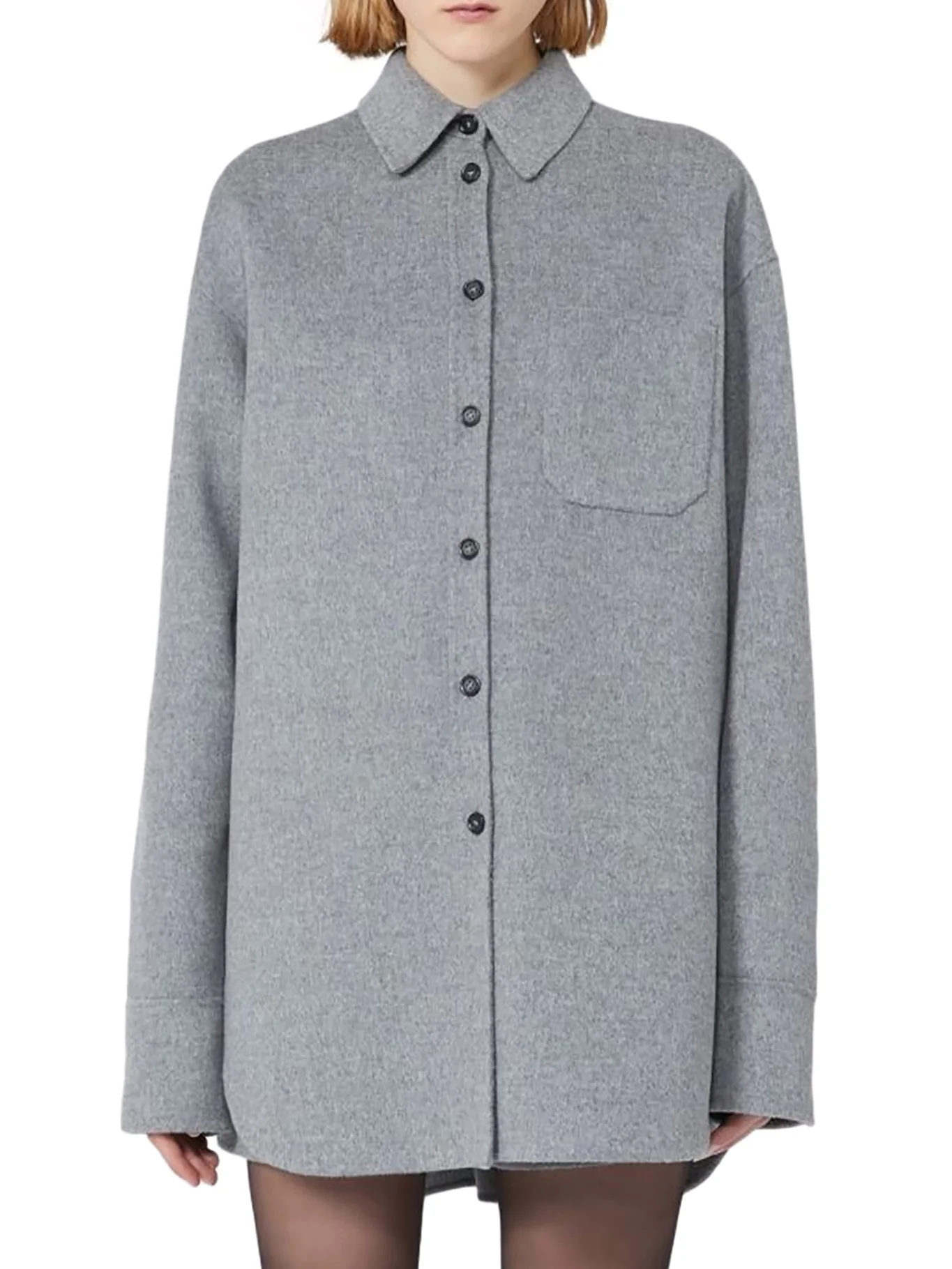 OVERSIZED RIBER WOOL SHIRT - Image 2