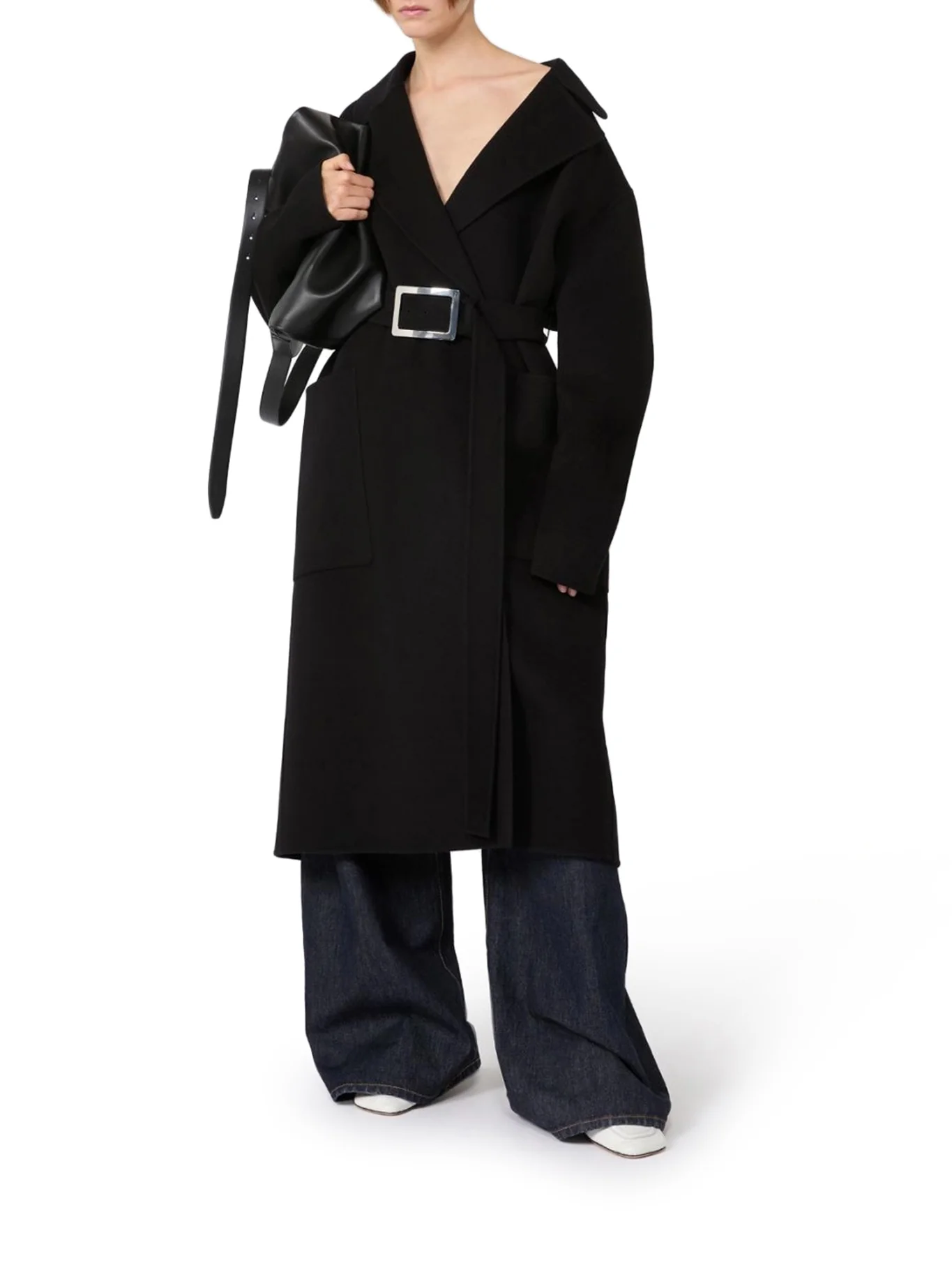 PURE WOOL ROBE COAT - Image 4