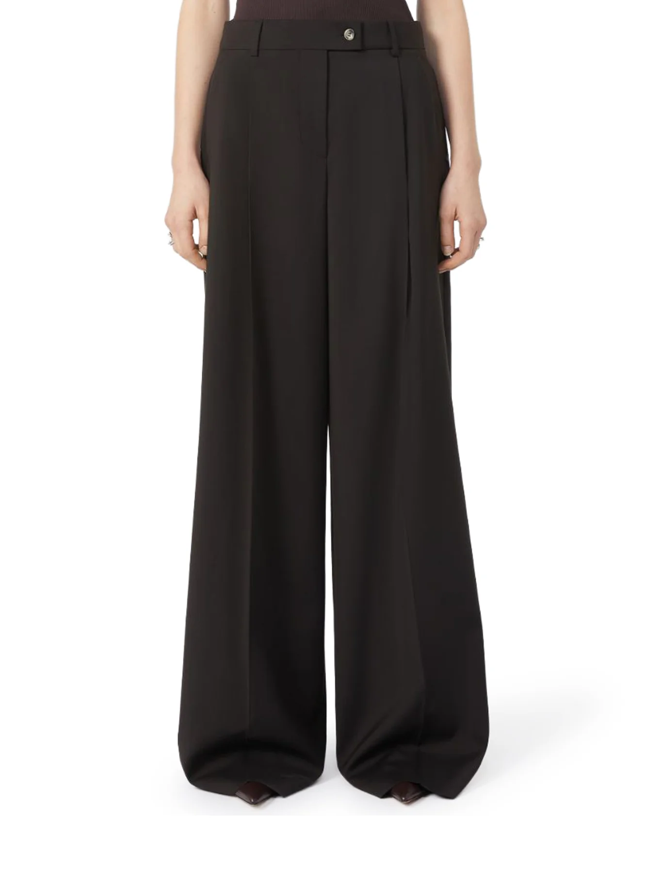 OVERSIZED STRETCH WOOL PANTS - Image 3