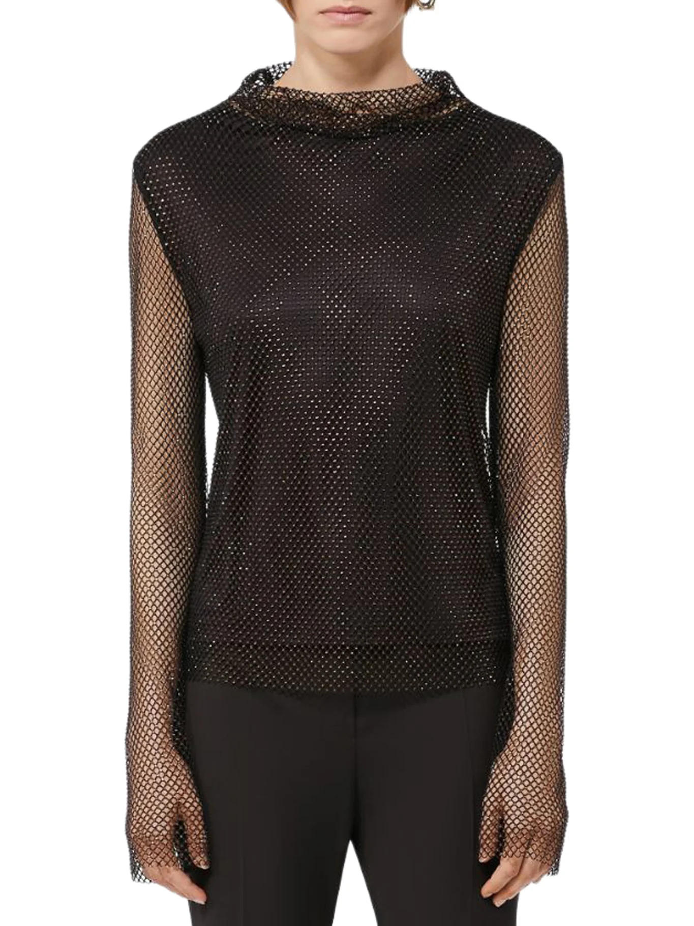 RHINESTONE MESH T-SHIRT - Image 3