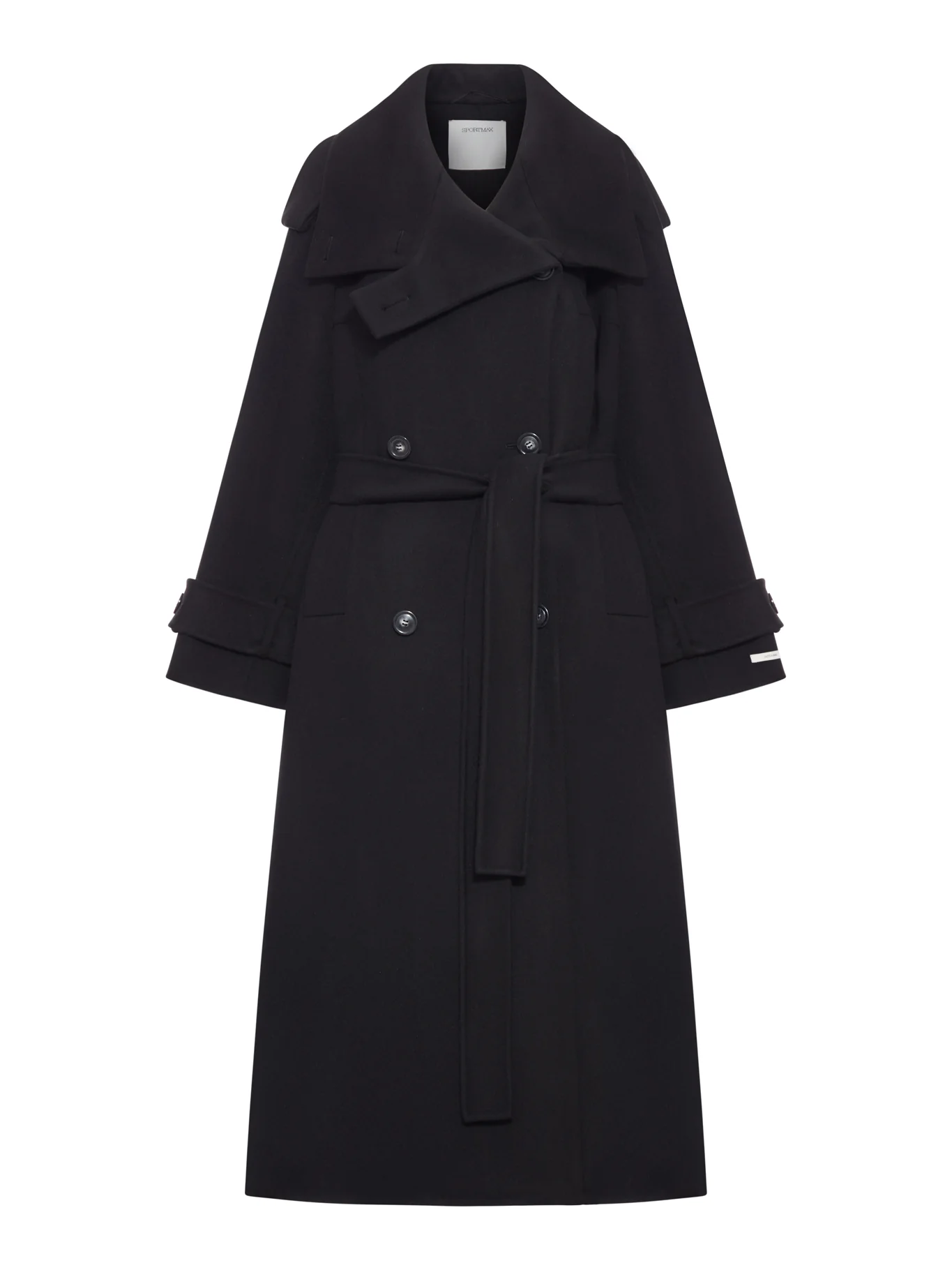 YOLE TRENCH COAT IN PURE WOOL DOUBLE