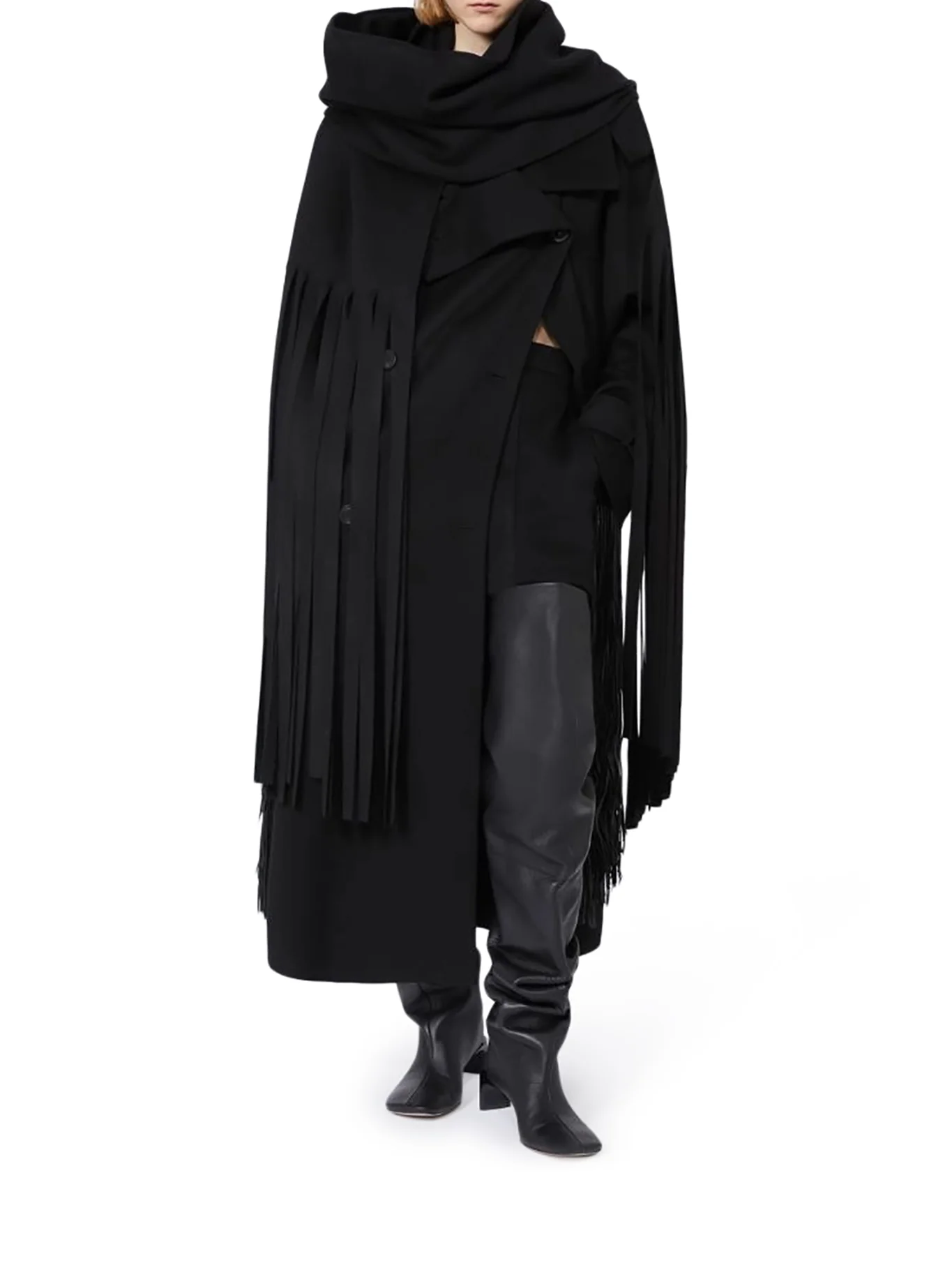 YOLE TRENCH COAT IN PURE WOOL DOUBLE - Image 2