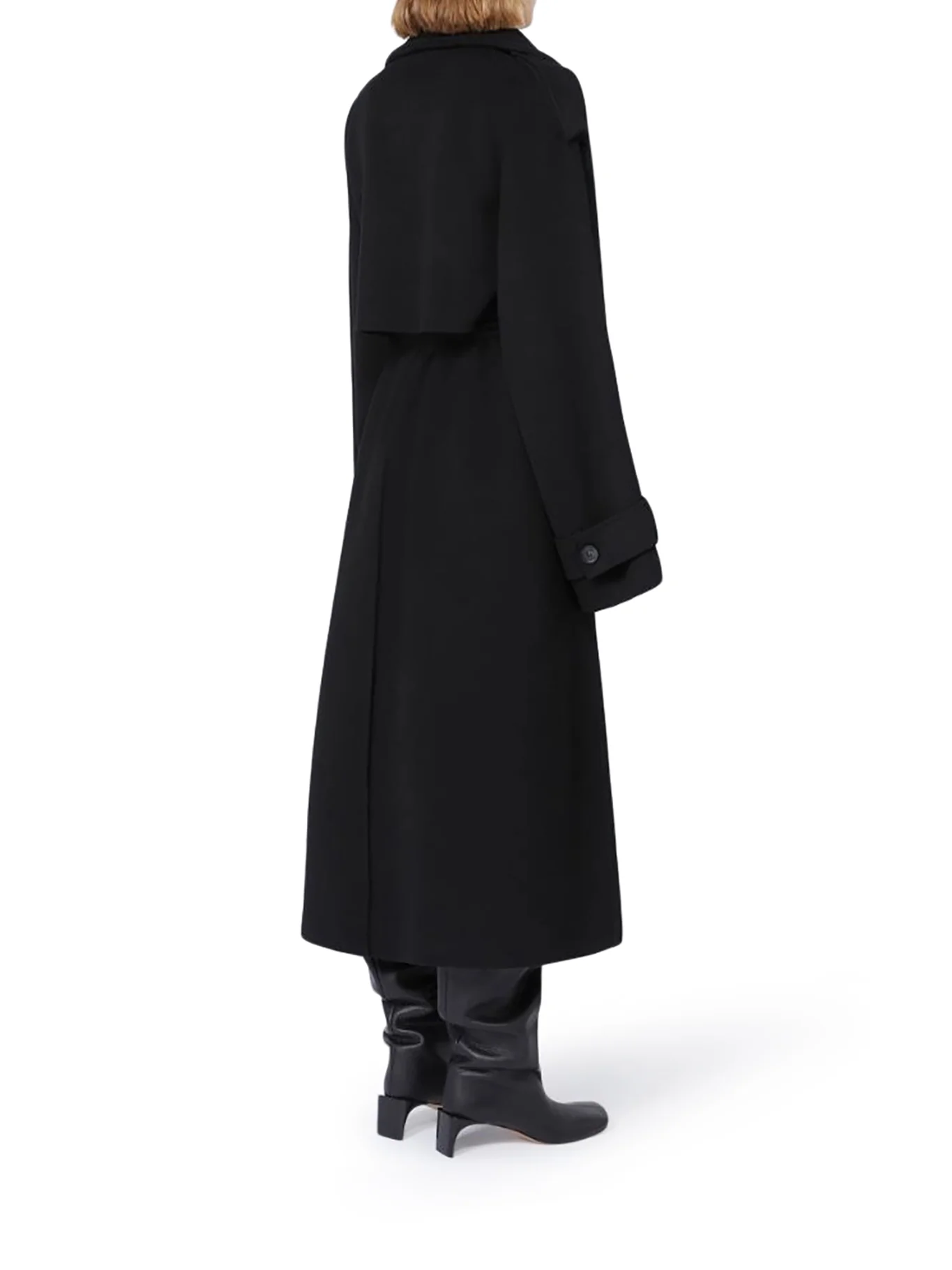 YOLE TRENCH COAT IN PURE WOOL DOUBLE - Image 4