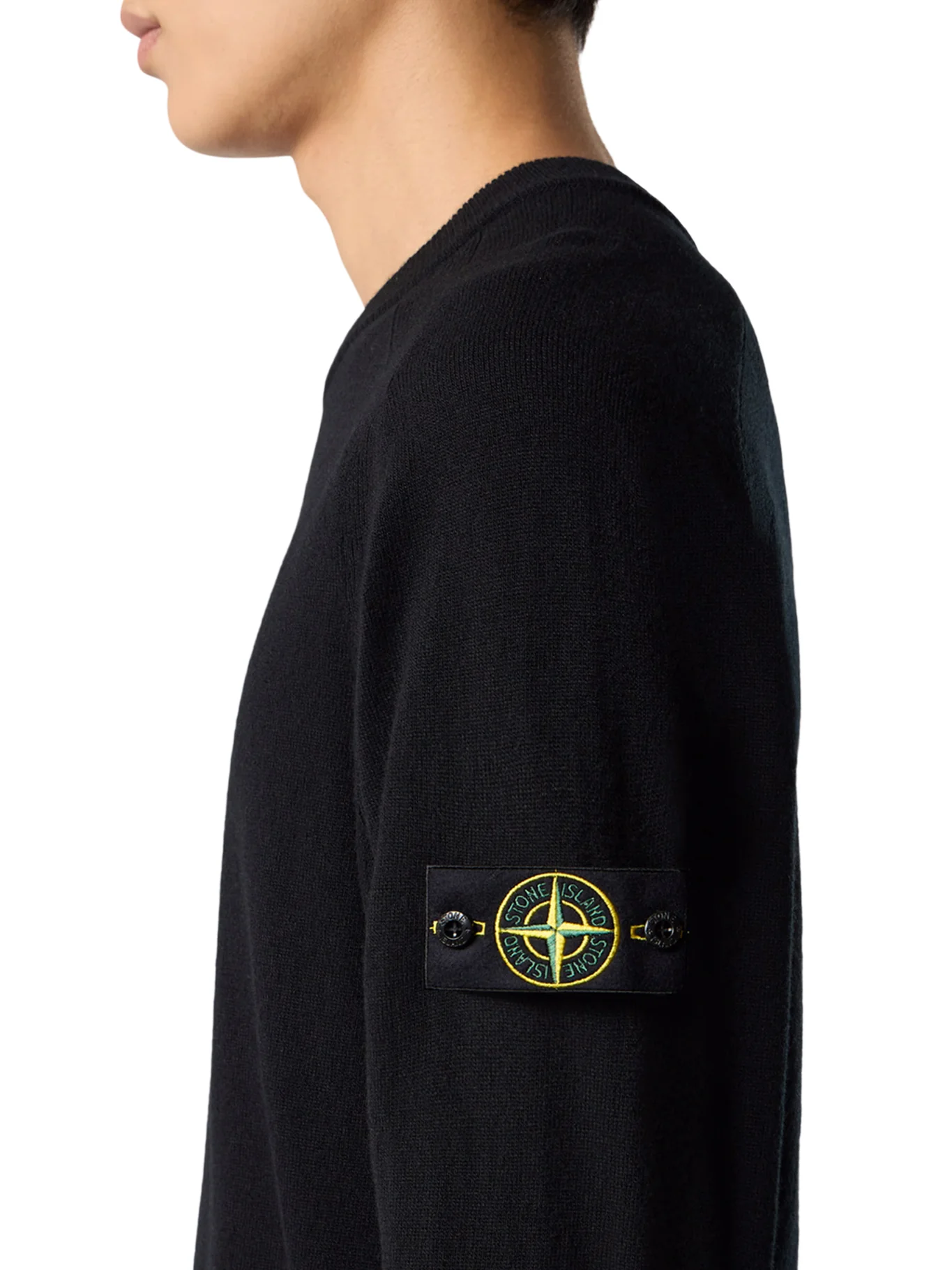 COMPASS LOGO CREW NECK WOOL SWEATER - Image 4