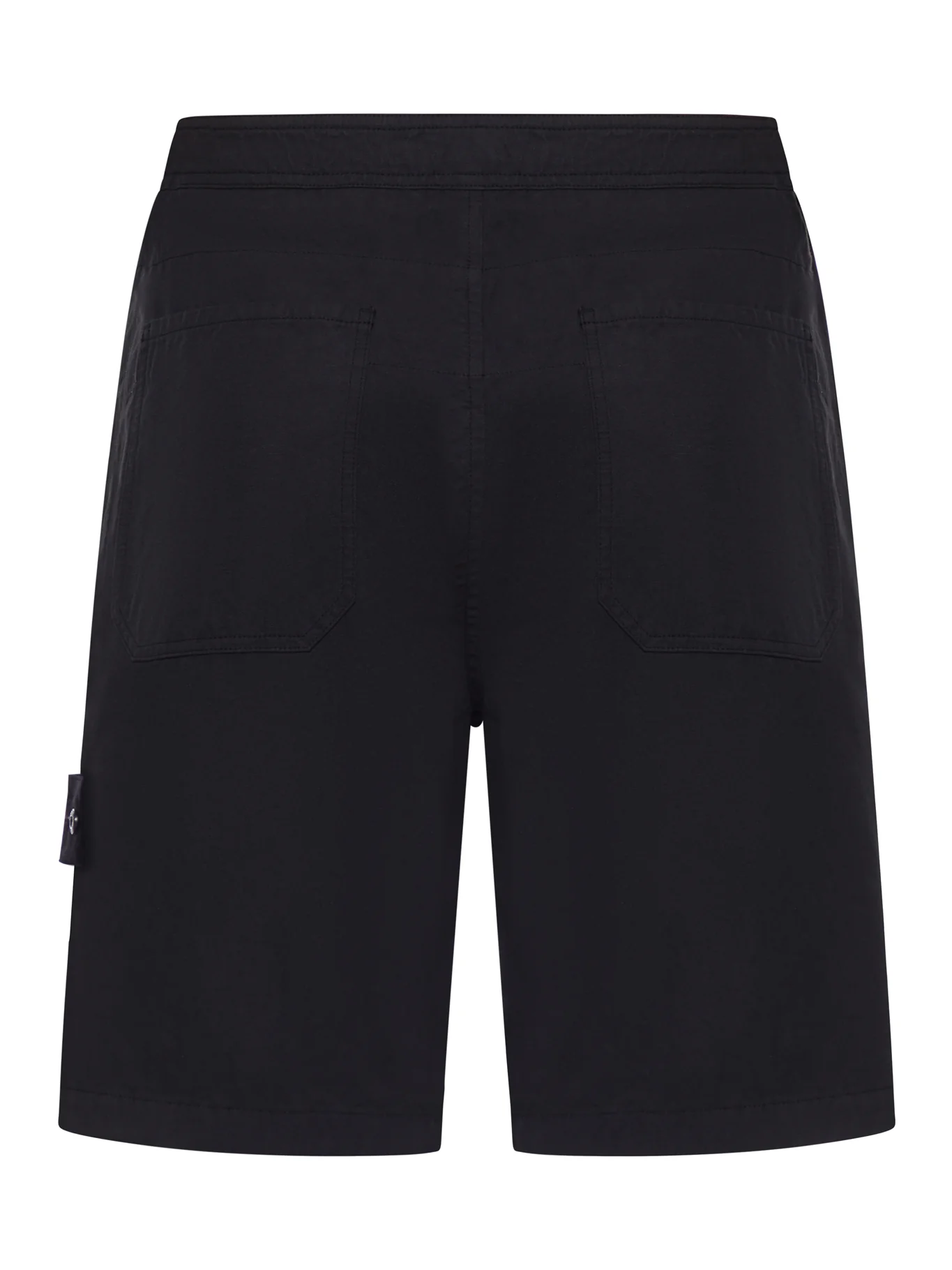 COTTON BERMUDA SHORTS WITH ICONIC BADGE APPLIED - Image 2