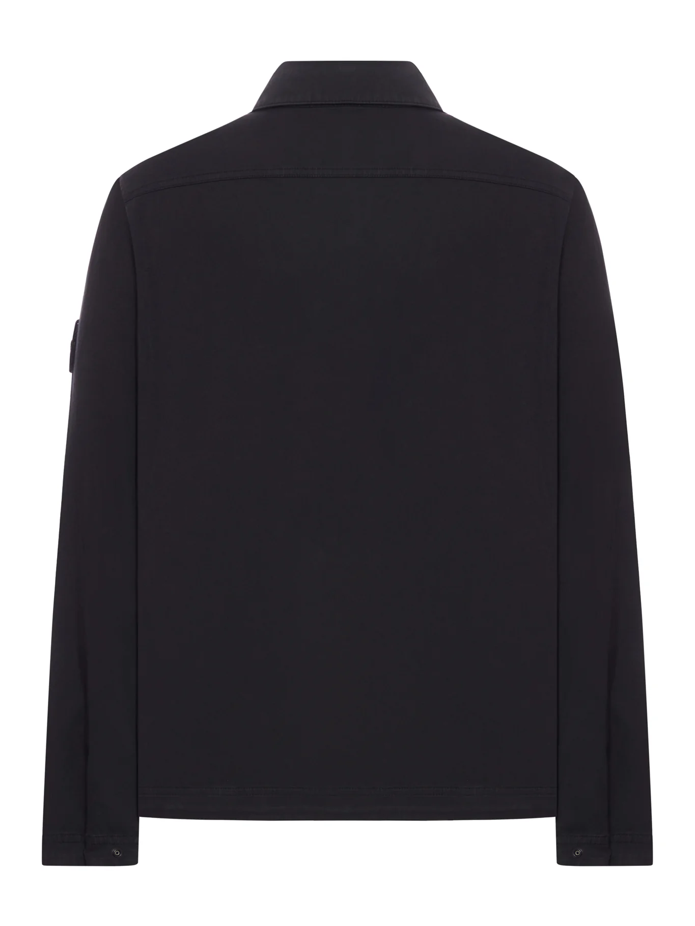 COTTON OVERSHIRT WITH STONE ISLAND BADGE - Image 2