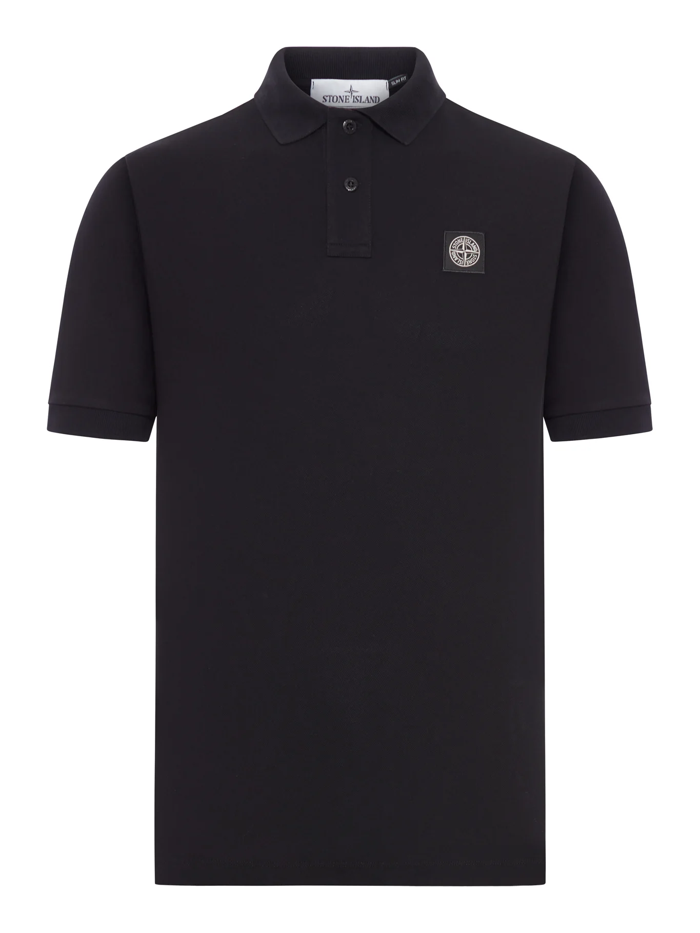 COTTON POLO SHIRT WITH LOGO PATCH