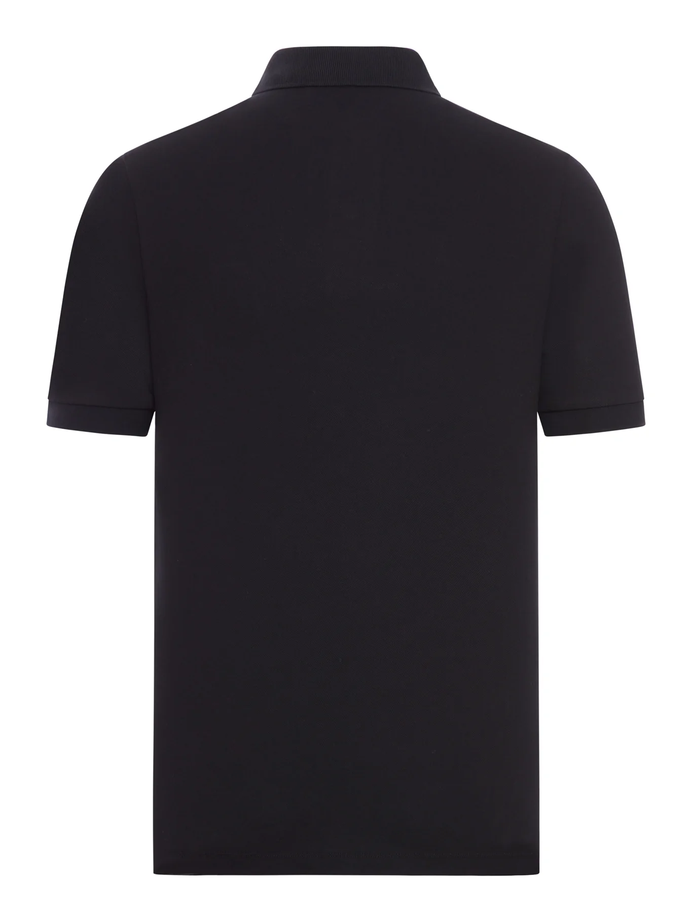 COTTON POLO SHIRT WITH LOGO PATCH - Image 2