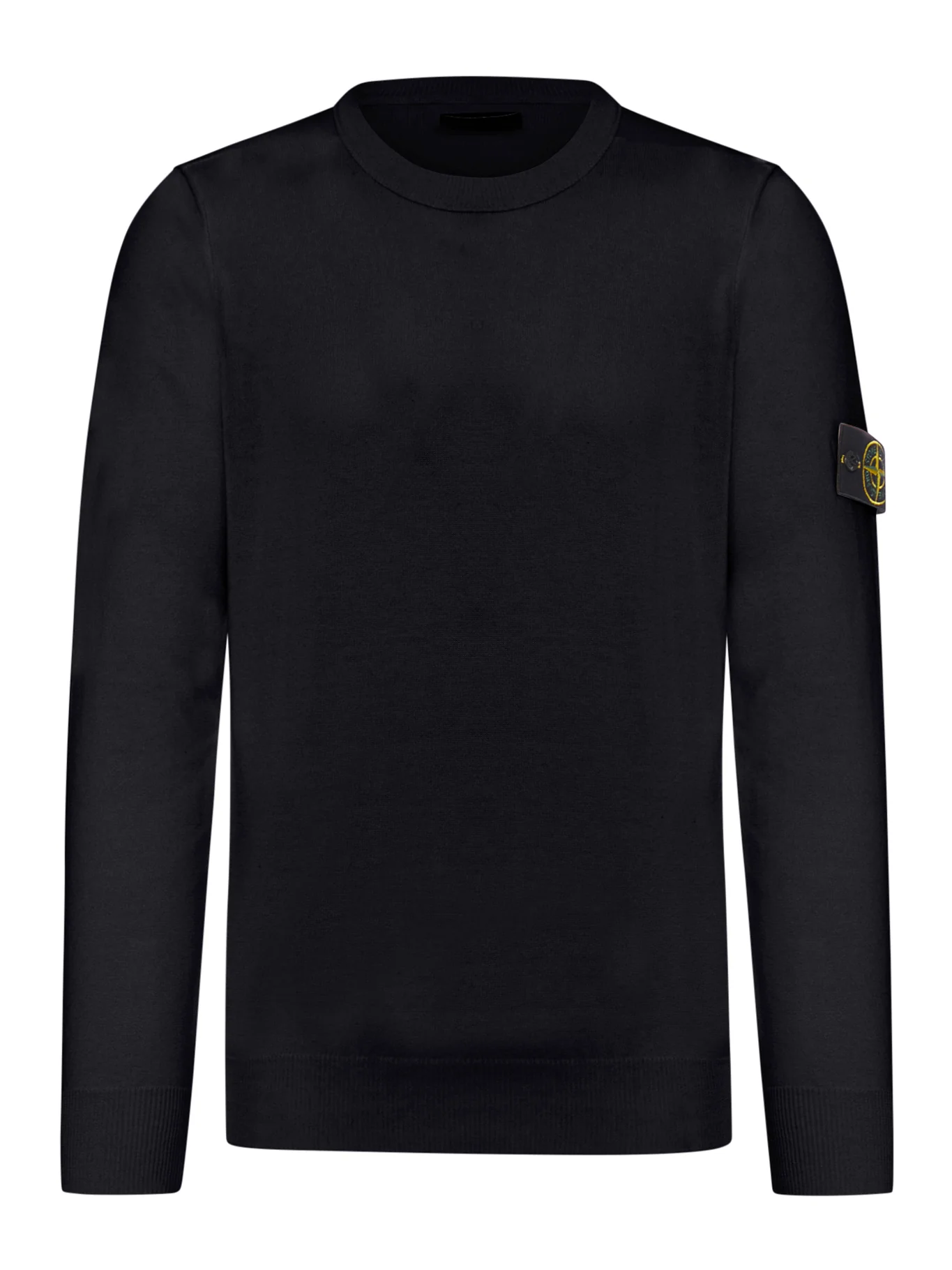 COTTON SWEATER WITH COMPASS APPLICATION