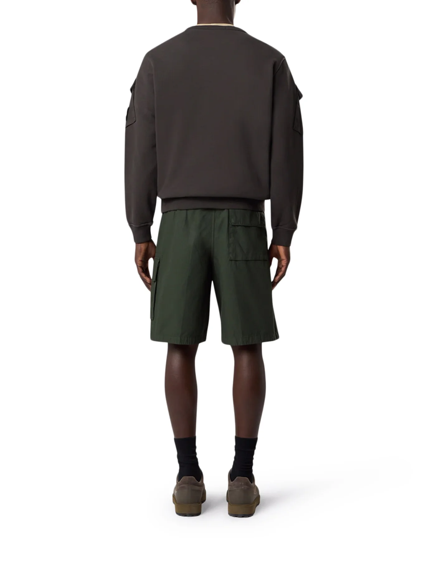 COTTON SWEATSHIRT WITH POCKETS ON THE SLEEVES - Image 3