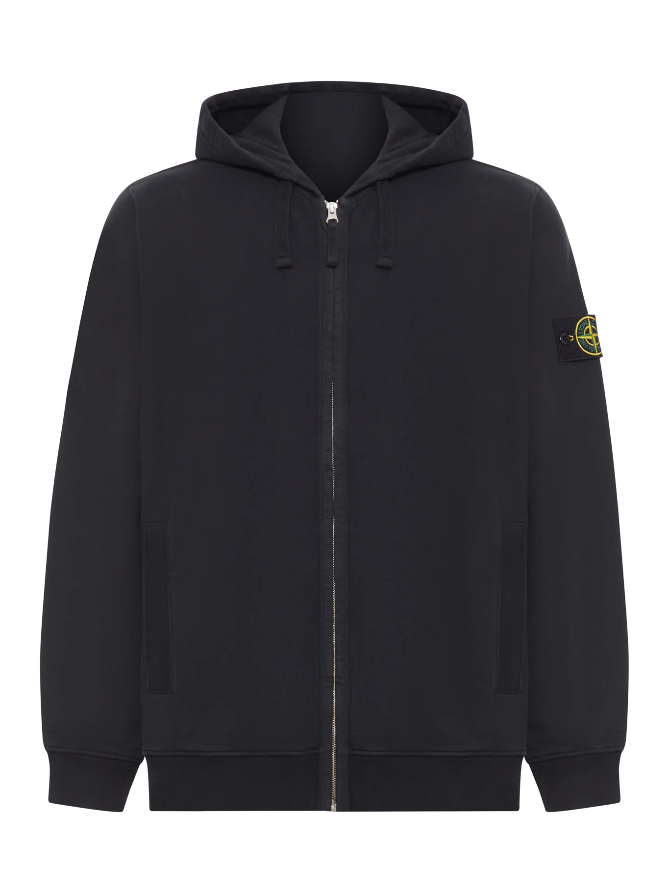 COTTON SWEATSHIRT WITH ZIP AND HOOD