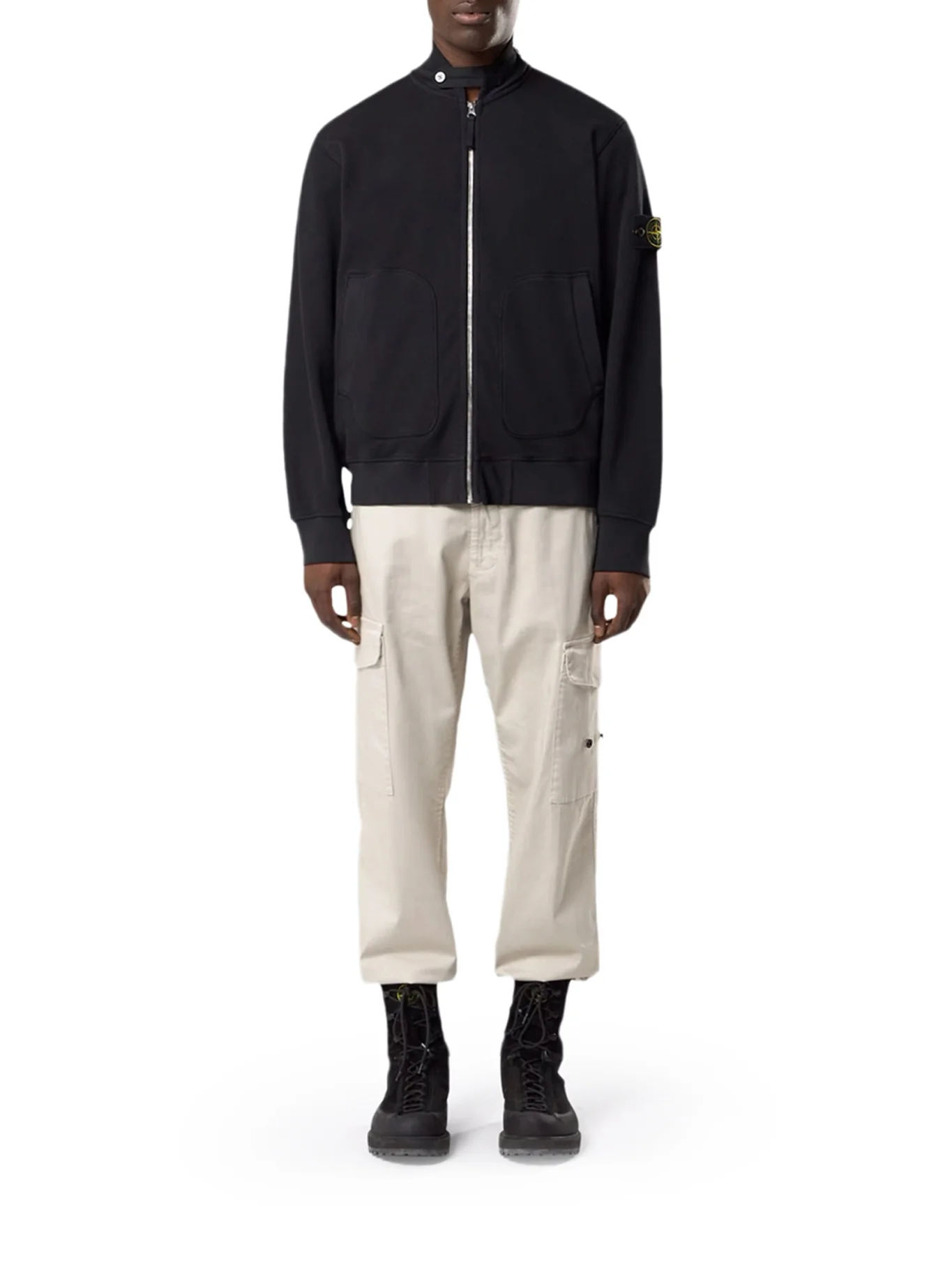 COTTON SWEATSHIRT WITH ZIP - Image 2