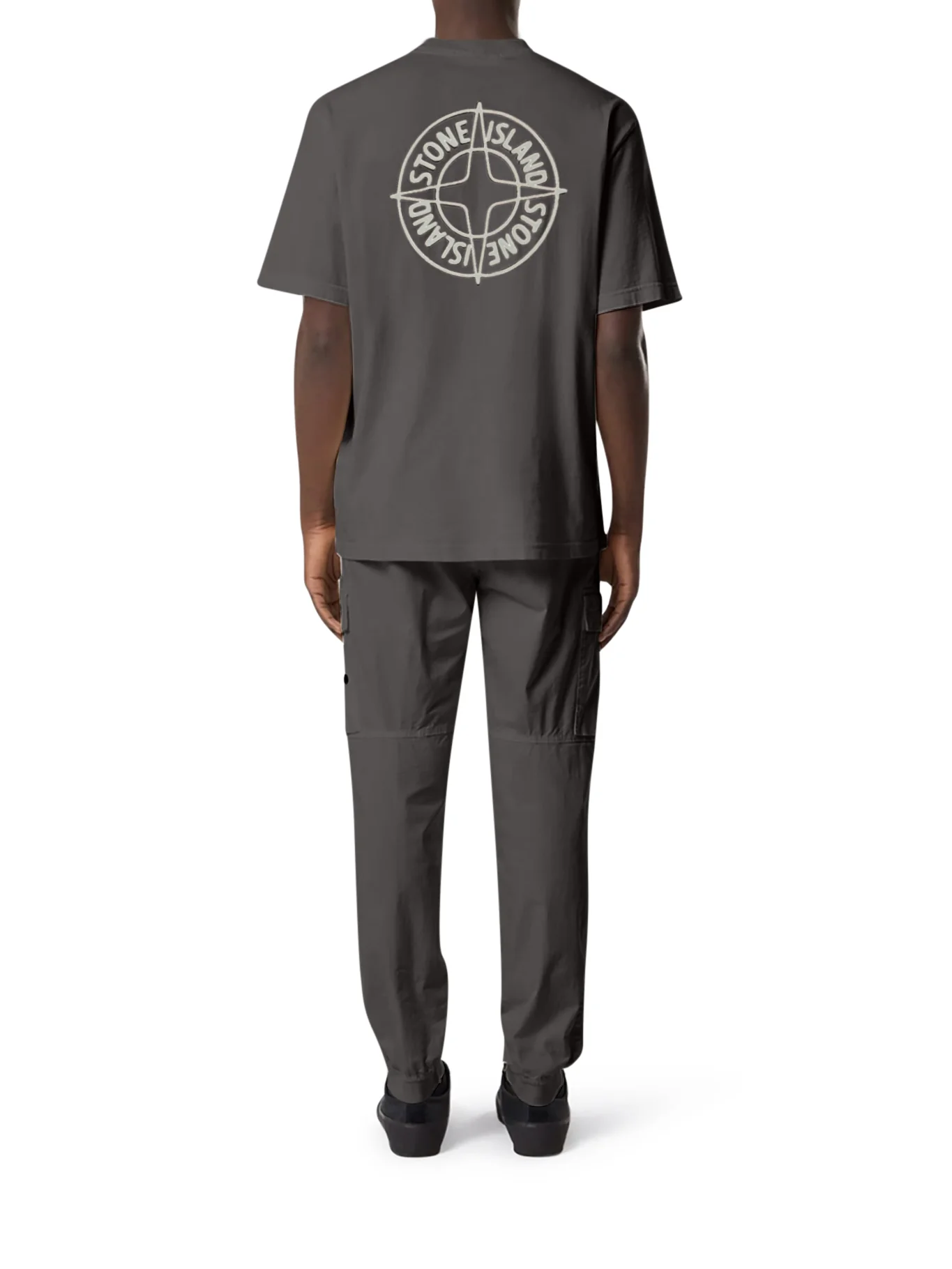 CREW NECK COTTON T-SHIRT WITH PRINT - Image 3