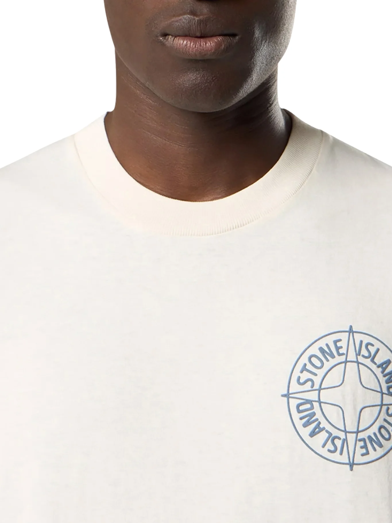 CREW NECK COTTON T-SHIRT WITH PRINT - Image 4