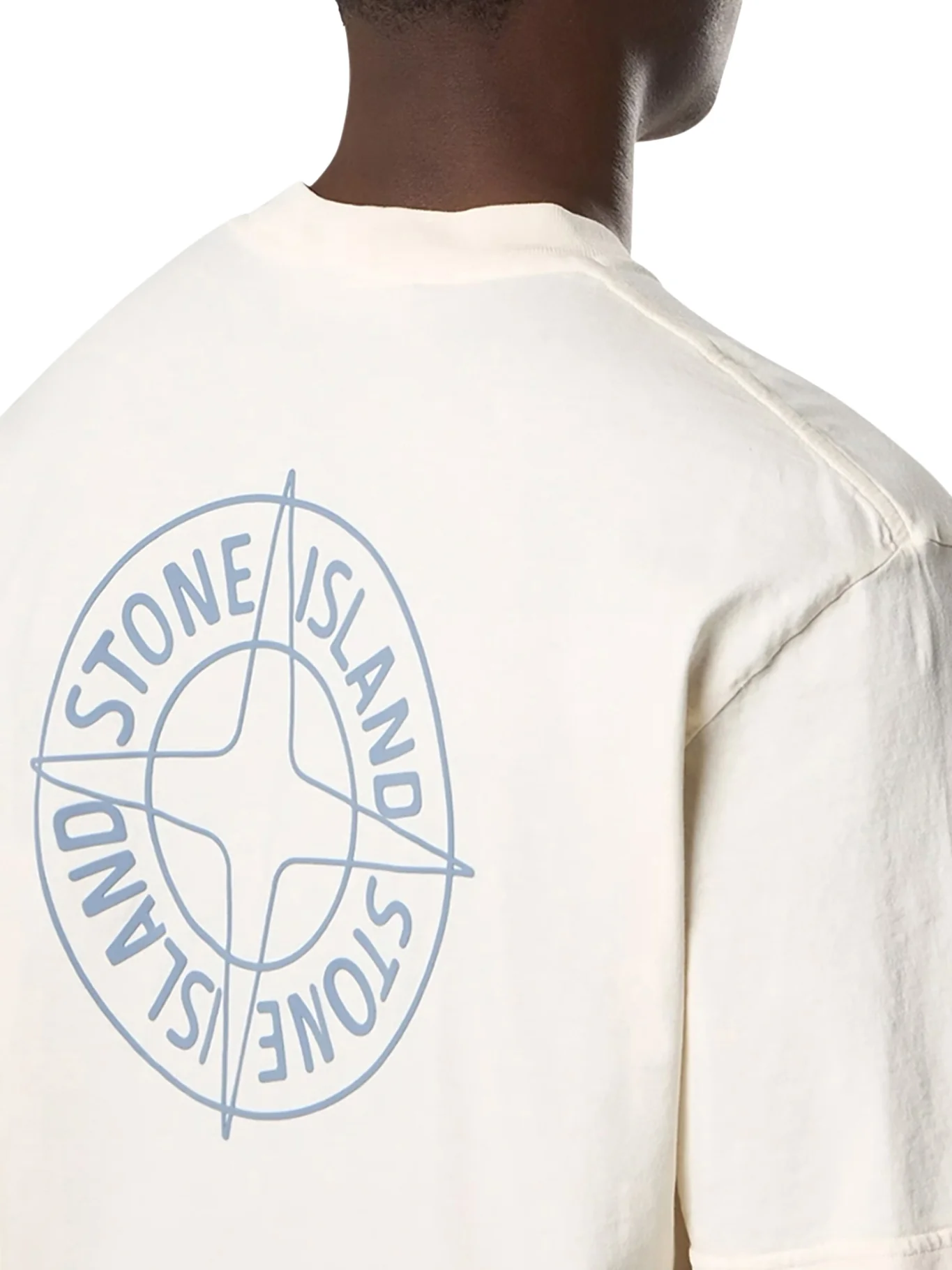 CREW NECK COTTON T-SHIRT WITH PRINT - Image 5