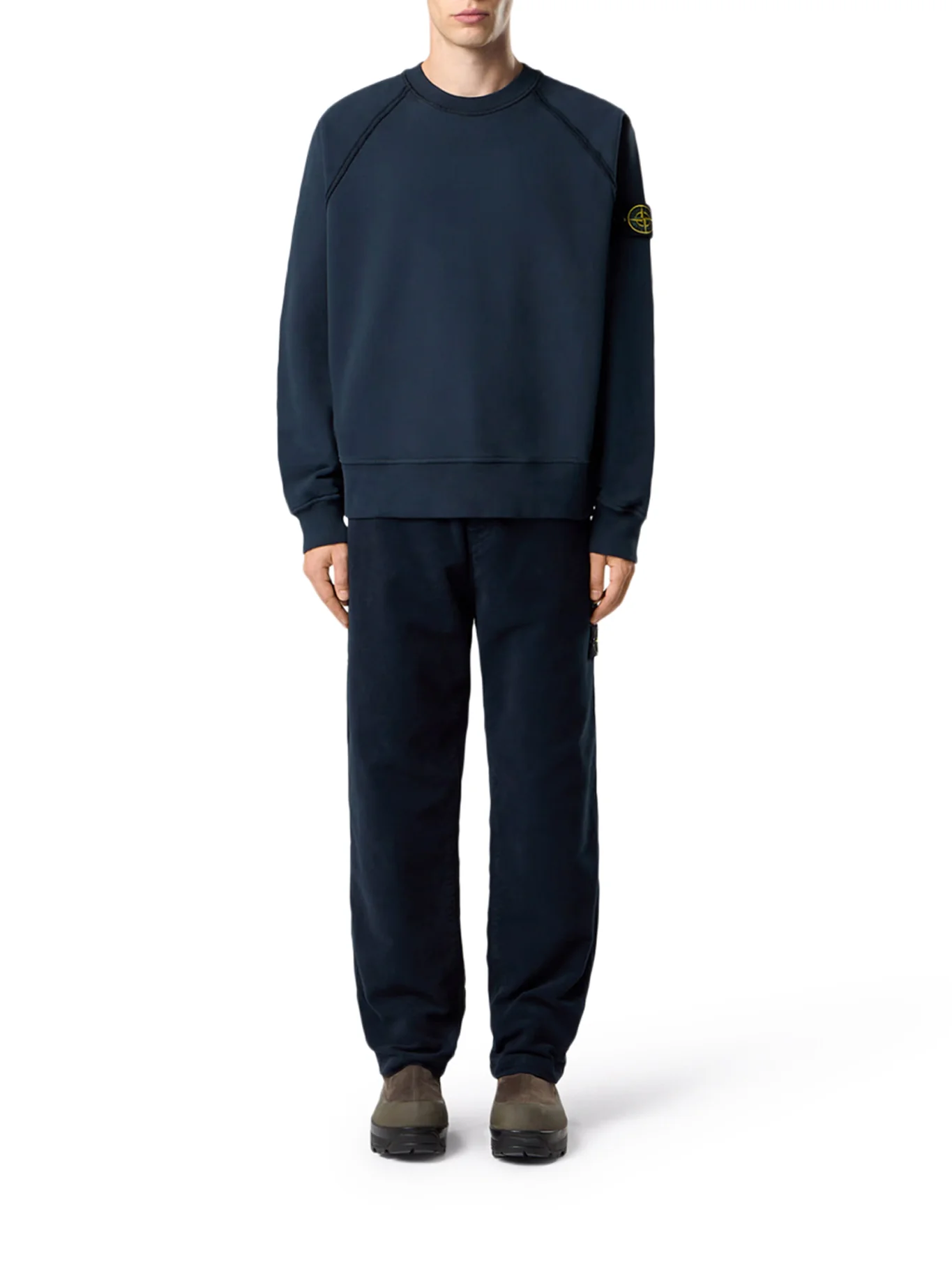 CREW NECK SWEATSHIRT IN ORGANIC BRUSHED COTTON - Image 2