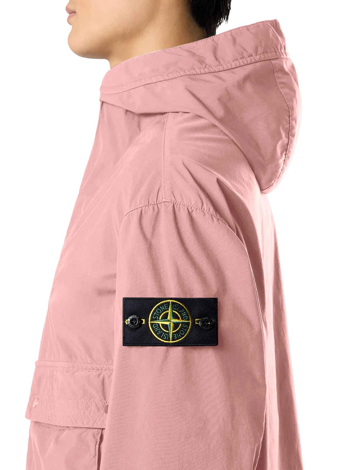 HOODED JACKET IN DROP-RESISTANT TECHNICAL FABRIC - Image 4