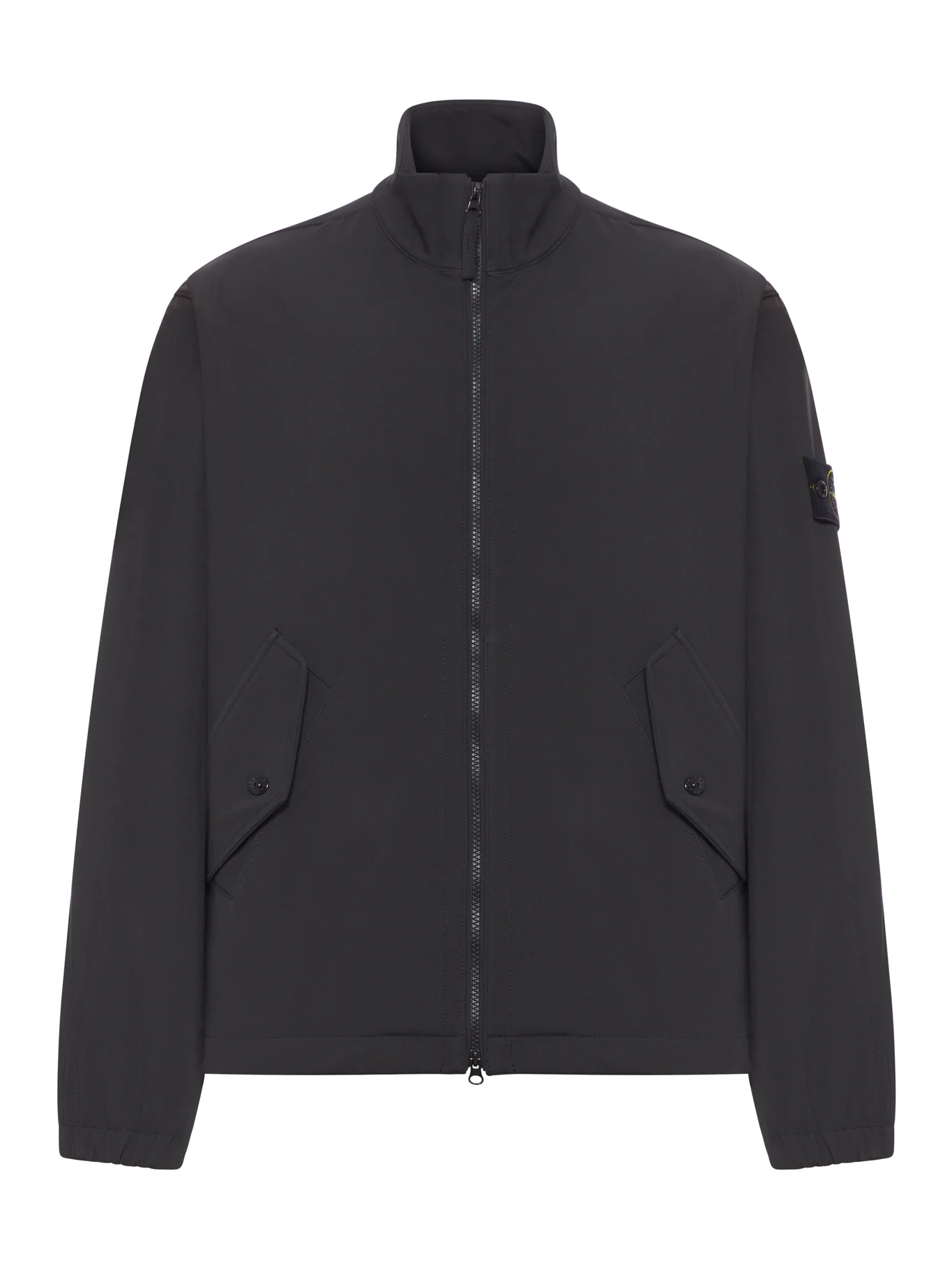 JACKET WITH STIFF COLLAR IN TECHNICAL MATERIAL