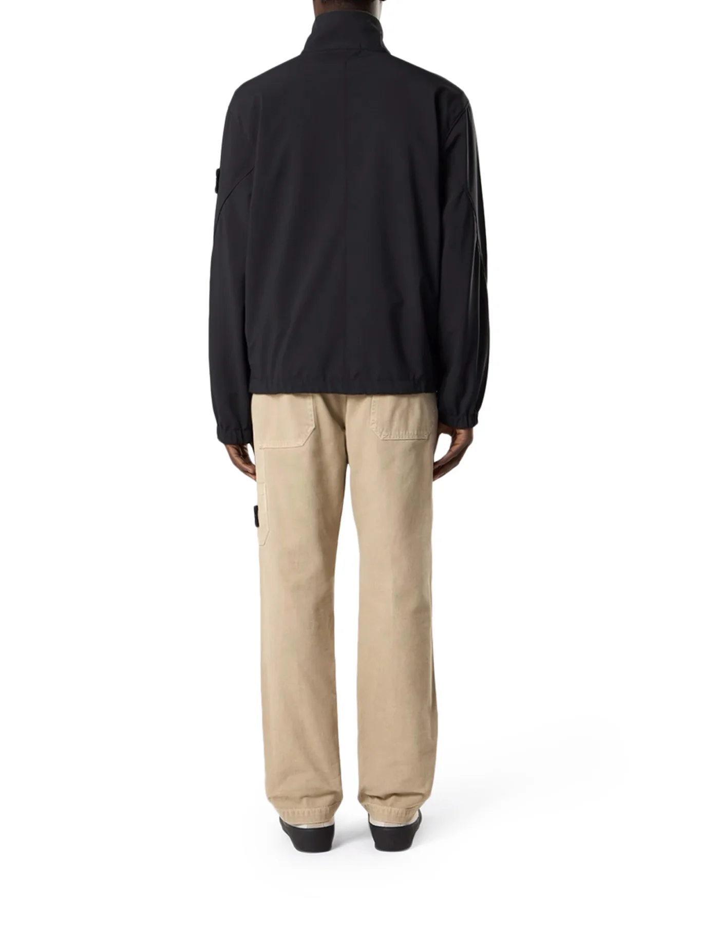 JACKET WITH STIFF COLLAR IN TECHNICAL MATERIAL - Image 3