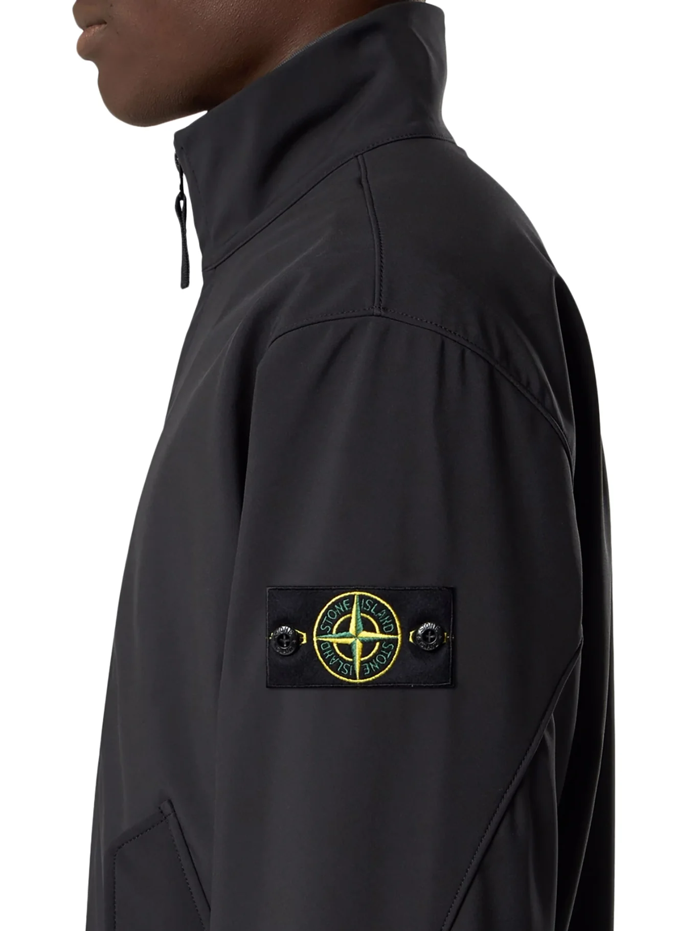 JACKET WITH STIFF COLLAR IN TECHNICAL MATERIAL - Image 4