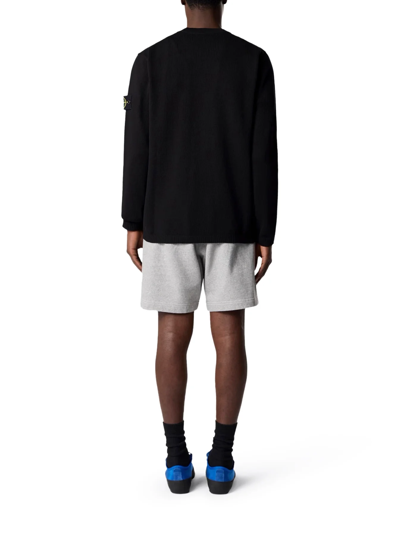 LOOSE FIT RIBBED CREW NECK SWEATER - Image 3