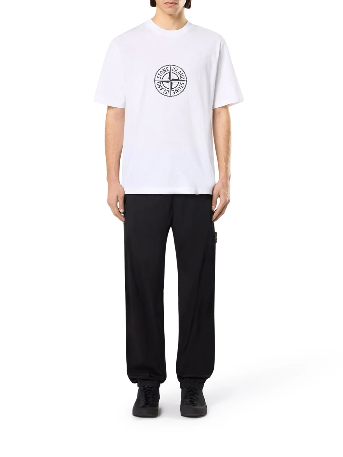 ORGANIC COTTON T-SHIRT WITH `ALL AROUND COMPASS` PRINT - Image 2